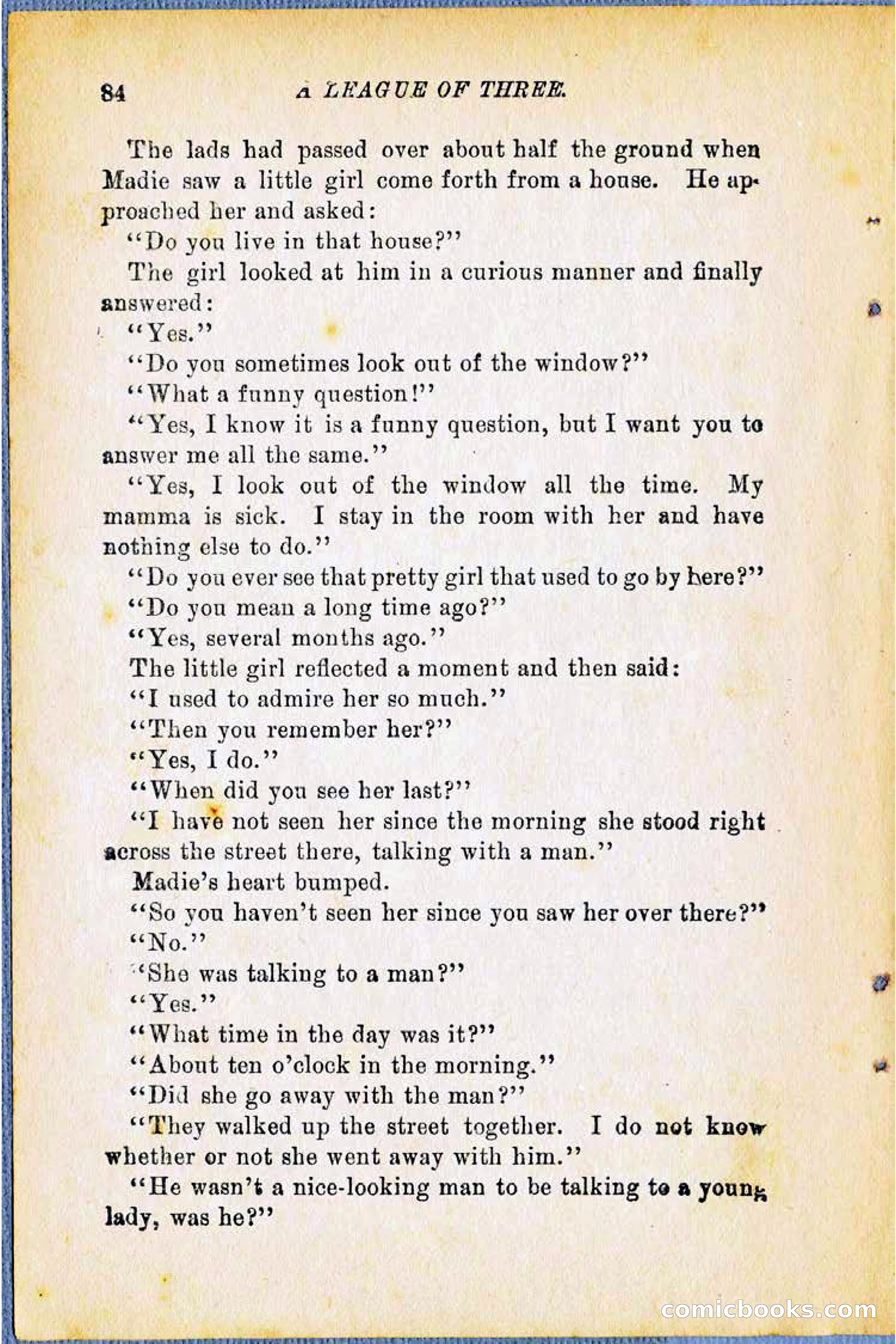 A League of Three: Boy's Detective Stratagems — page 86 of 400