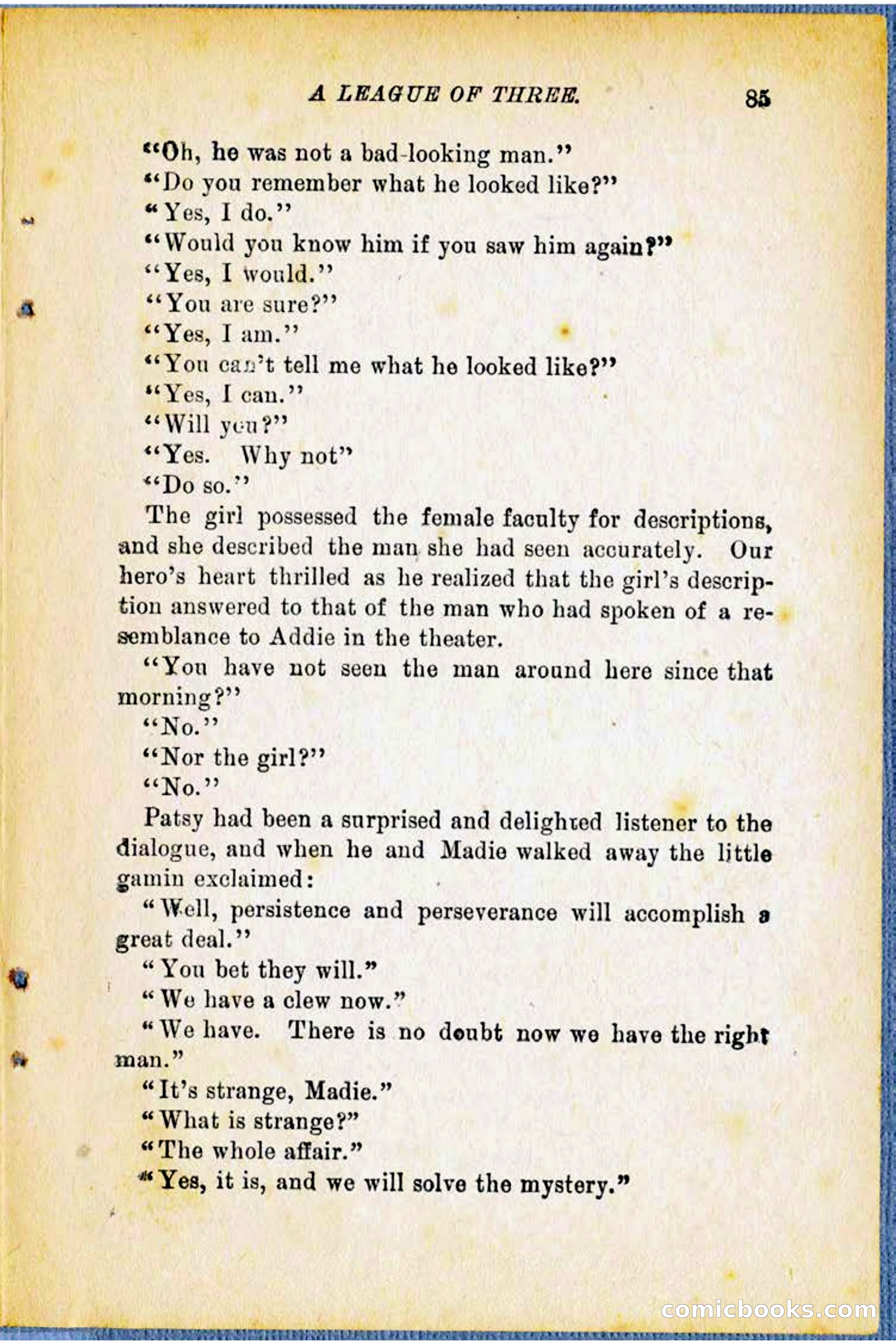A League of Three: Boy's Detective Stratagems — page 87 of 400