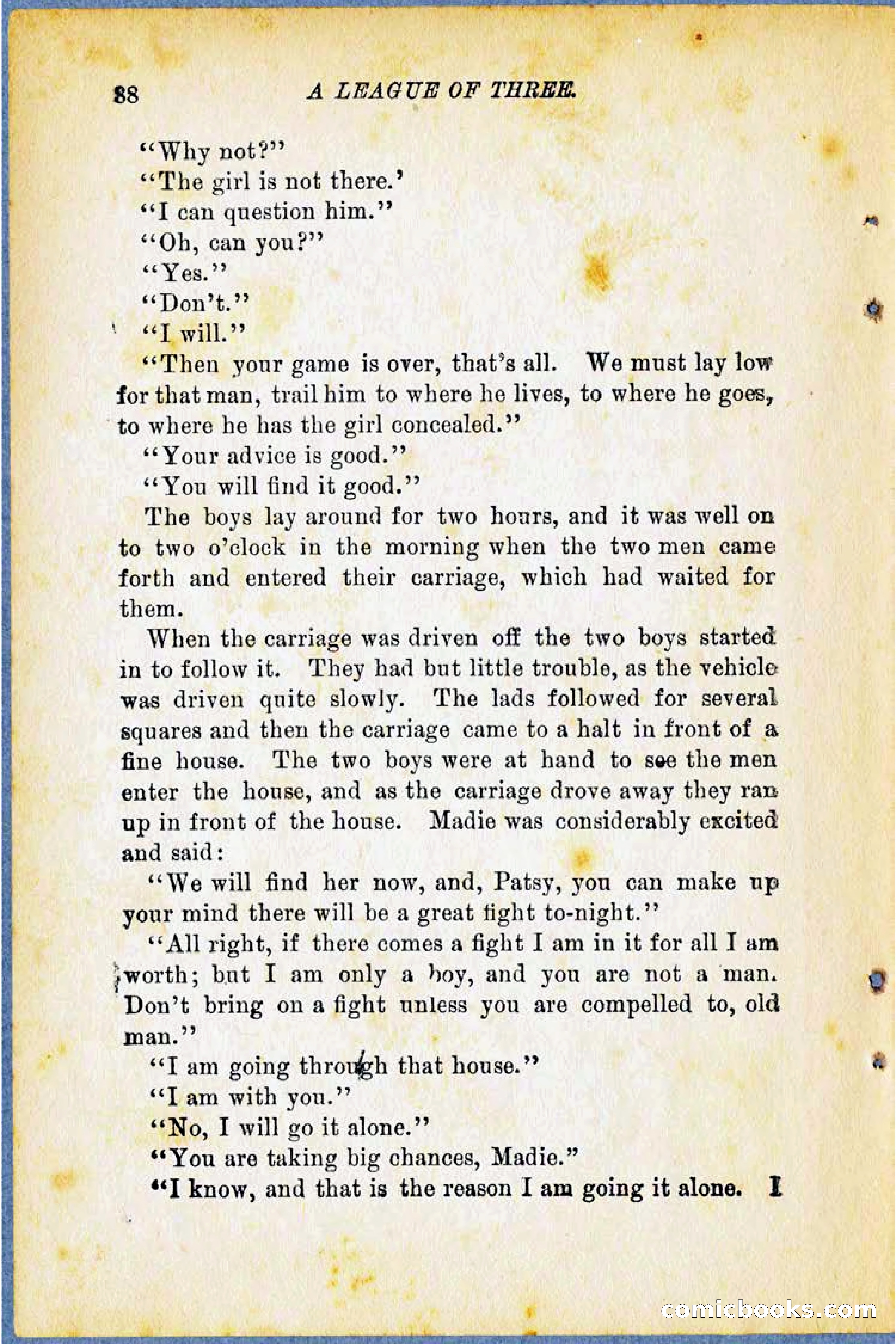 A League of Three: Boy's Detective Stratagems — page 90 of 400