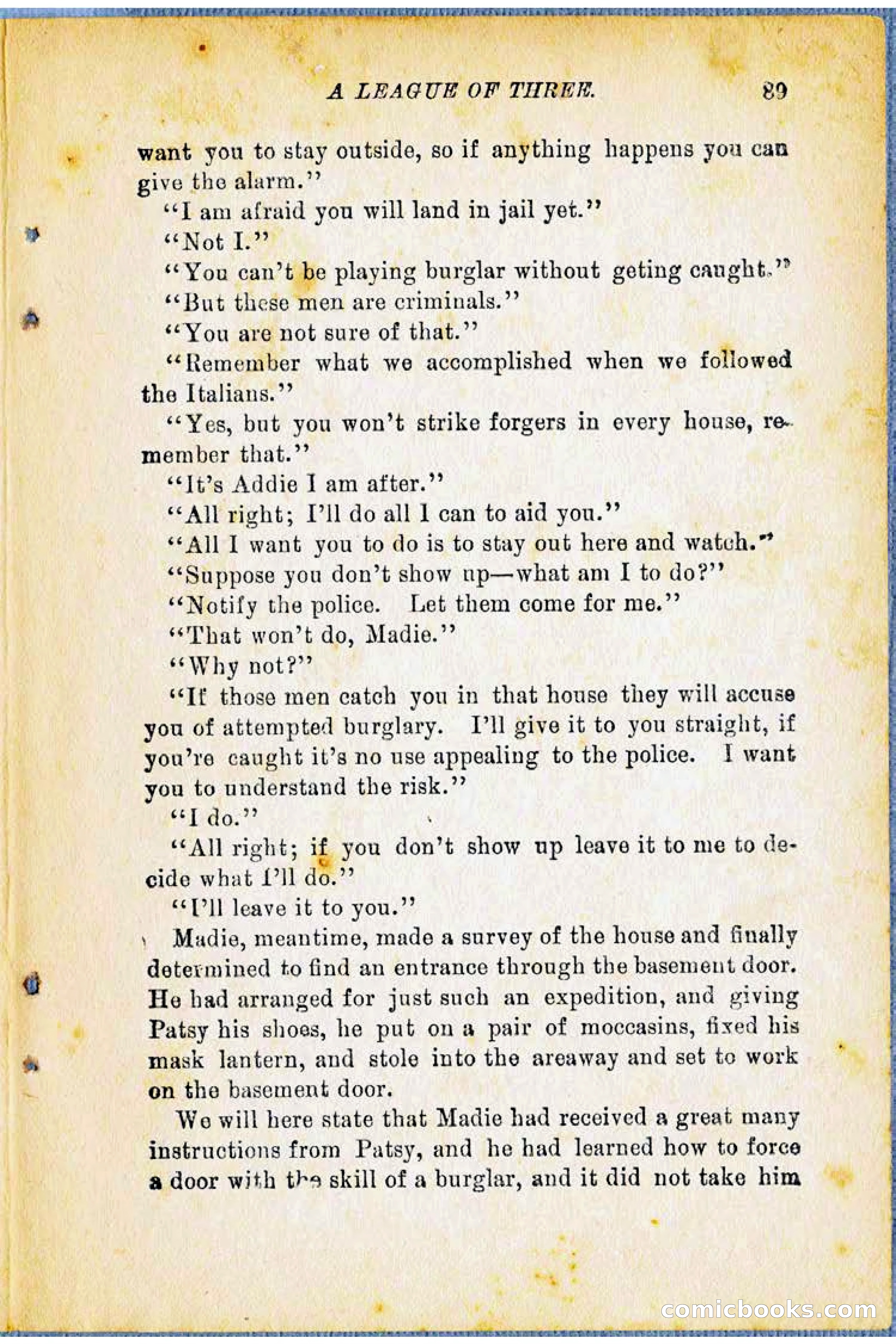A League of Three: Boy's Detective Stratagems — page 91 of 400