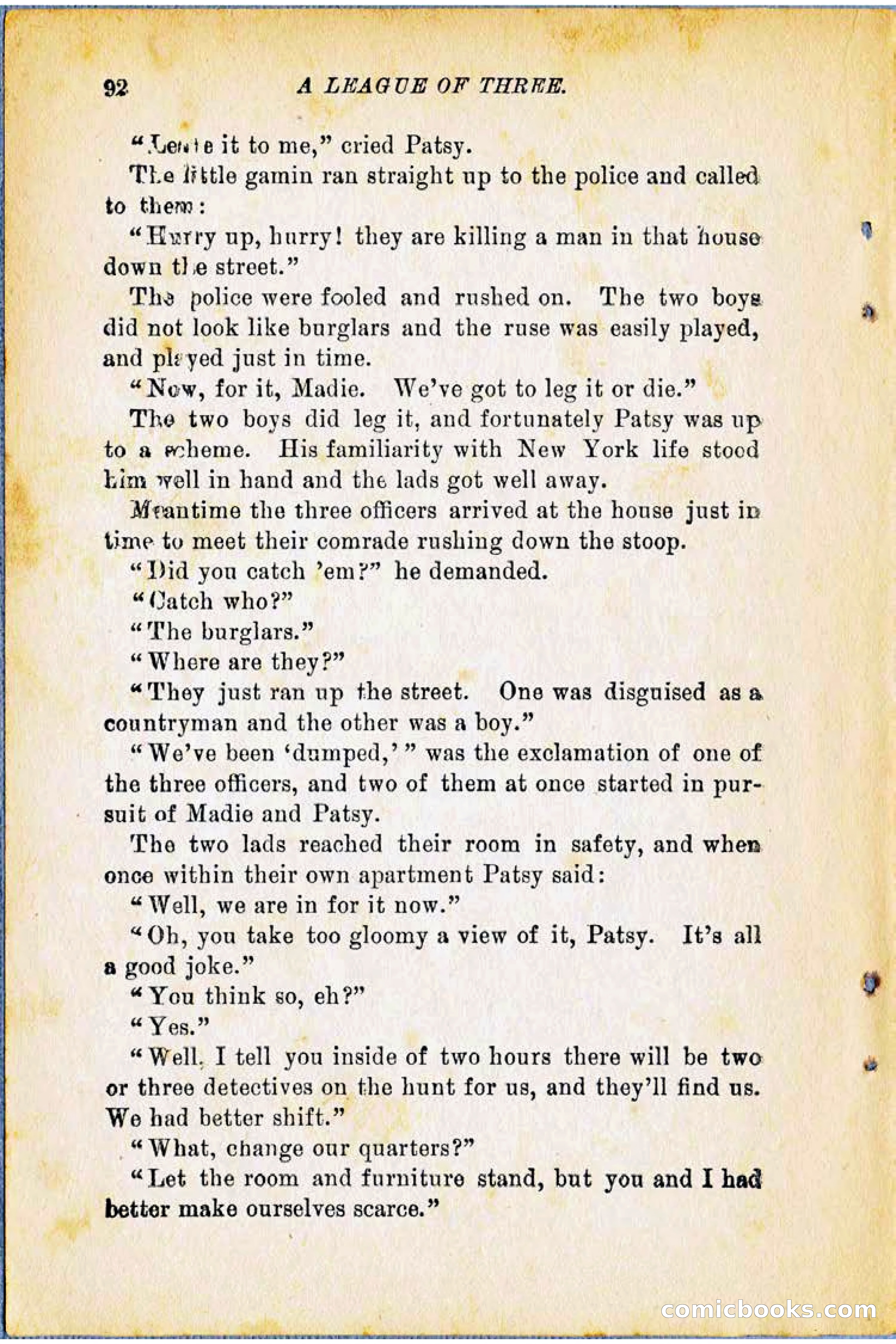 A League of Three: Boy's Detective Stratagems — page 94 of 400