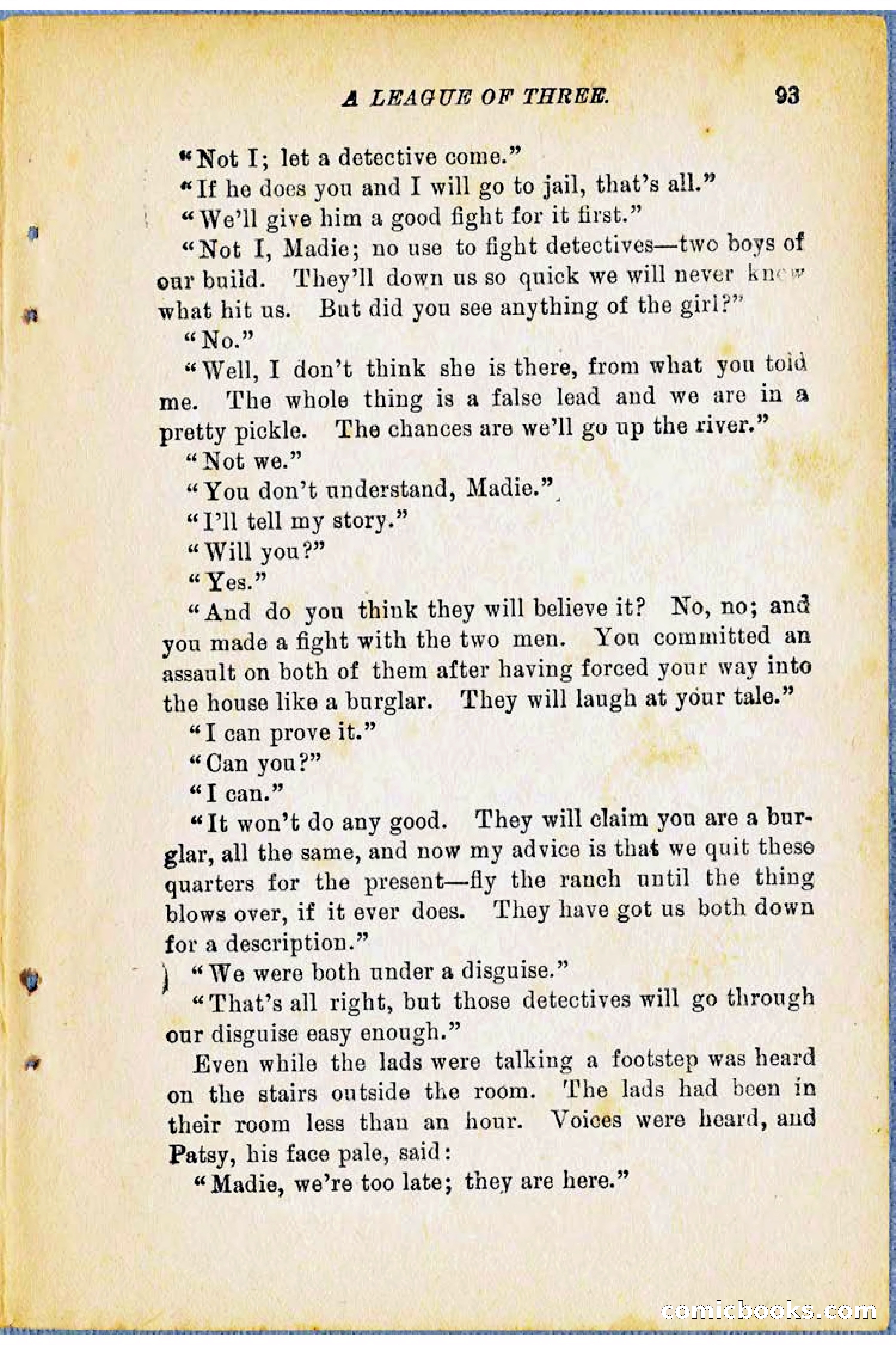 A League of Three: Boy's Detective Stratagems — page 95 of 400