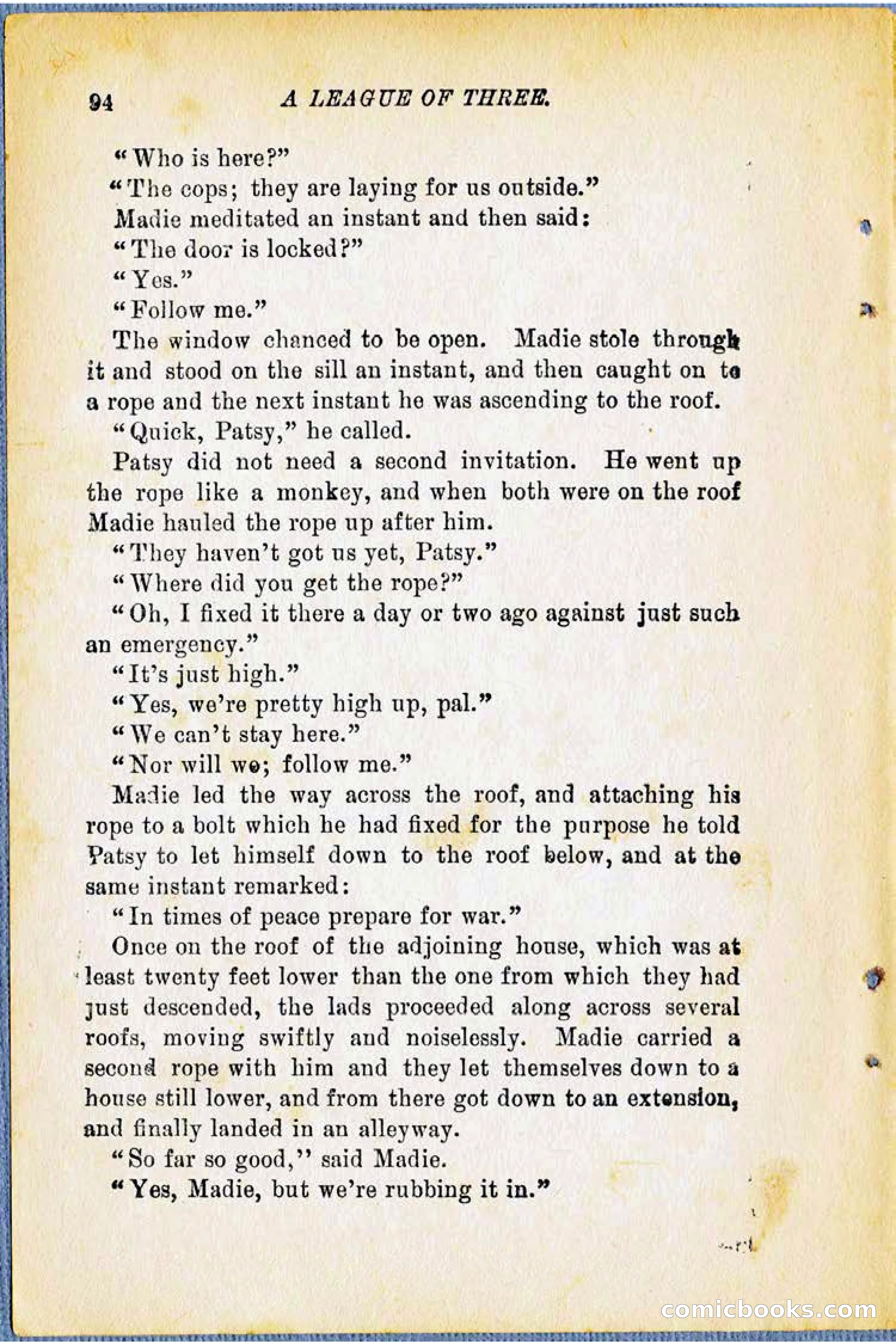 A League of Three: Boy's Detective Stratagems — page 96 of 400