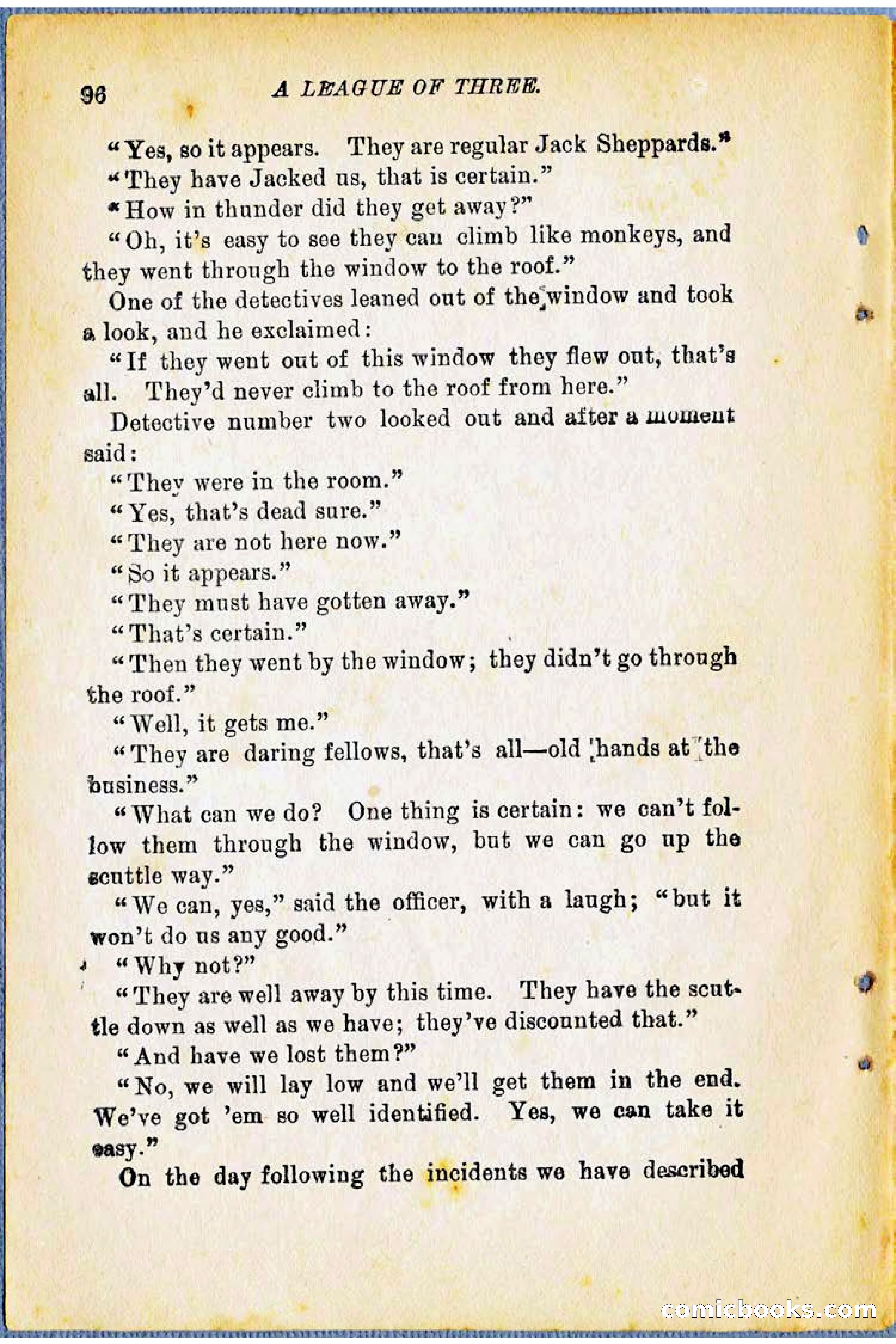 A League of Three: Boy's Detective Stratagems — page 98 of 400