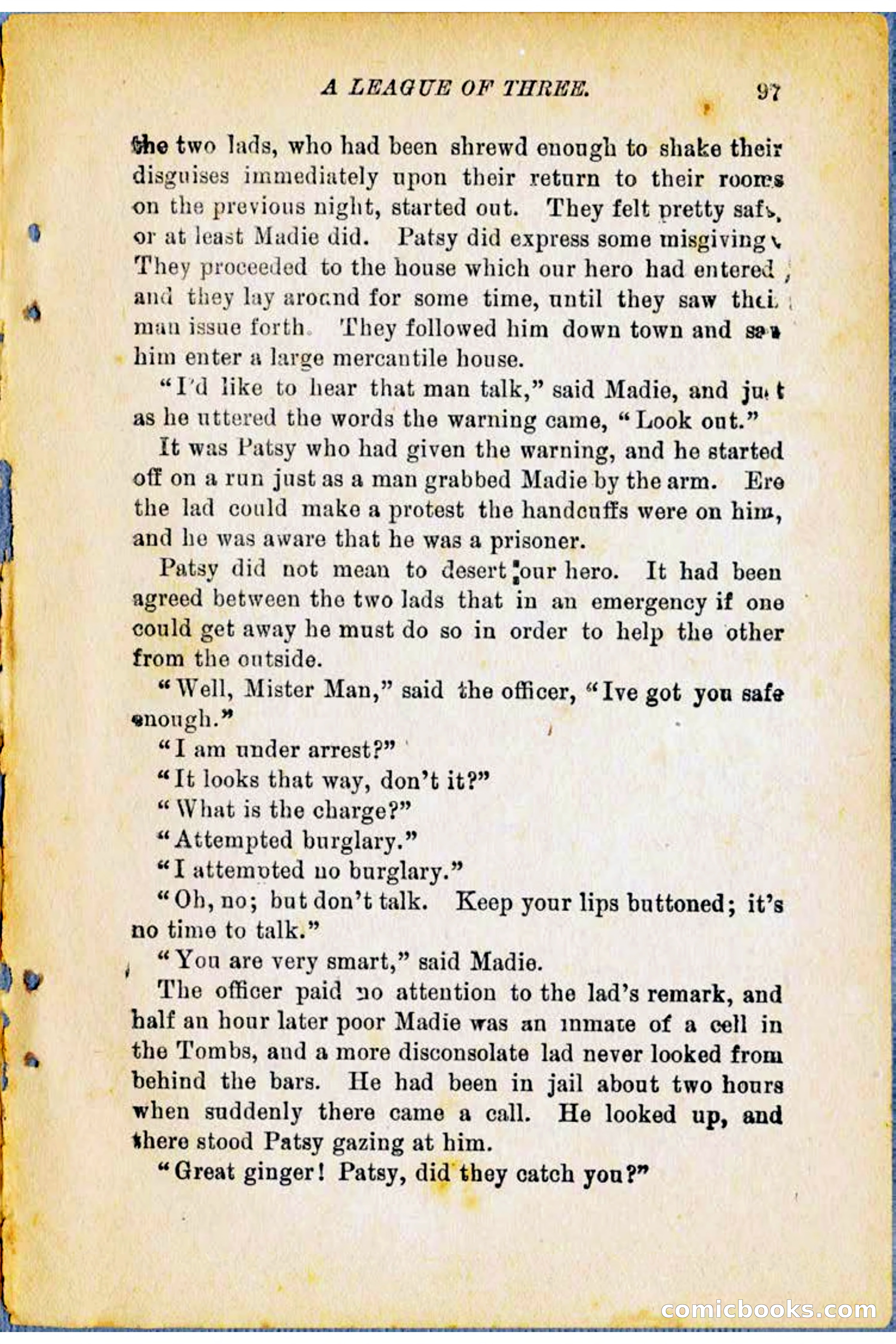 A League of Three: Boy's Detective Stratagems — page 99 of 400