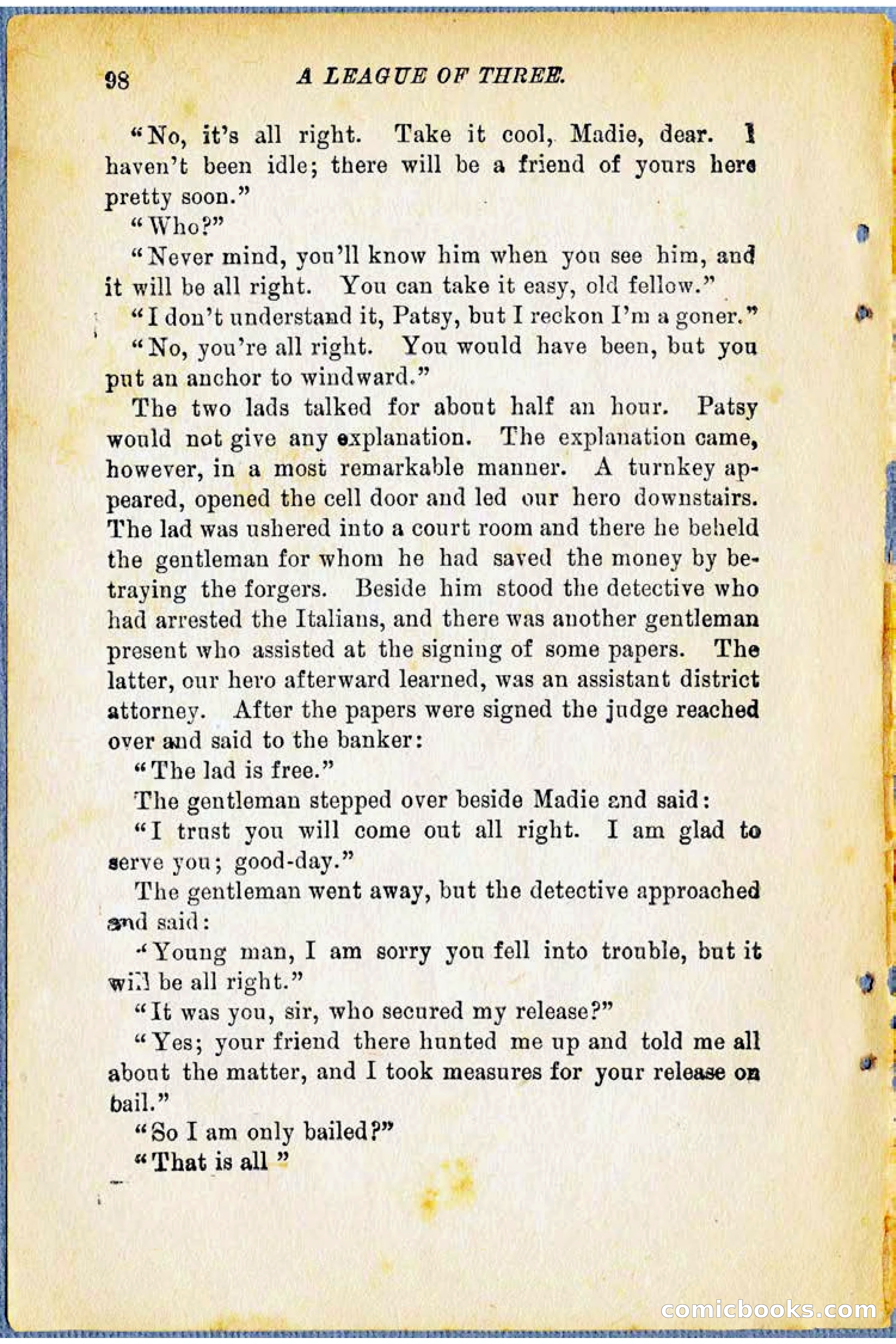 A League of Three: Boy's Detective Stratagems — page 100 of 400