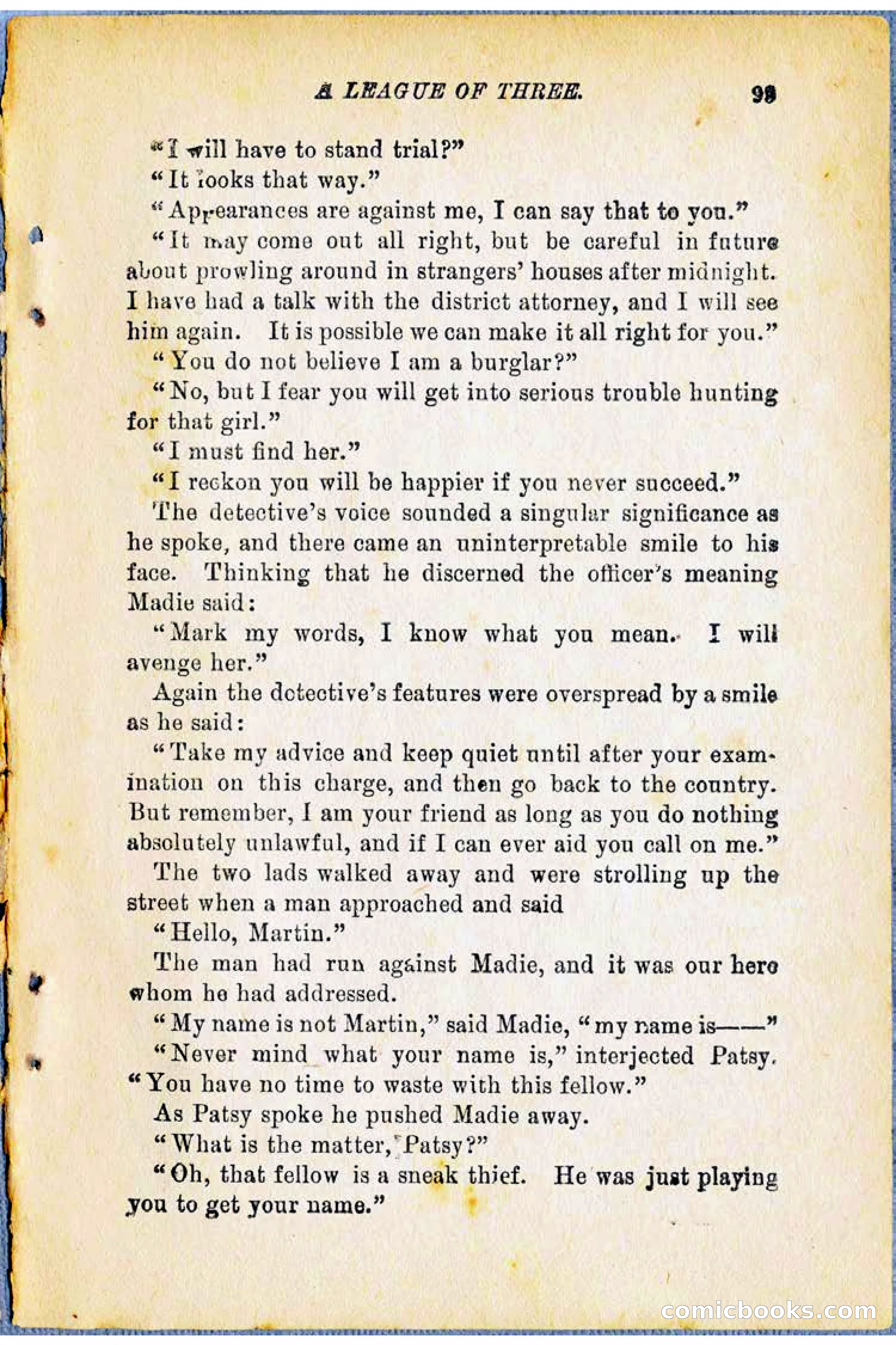 A League of Three: Boy's Detective Stratagems — page 101 of 400