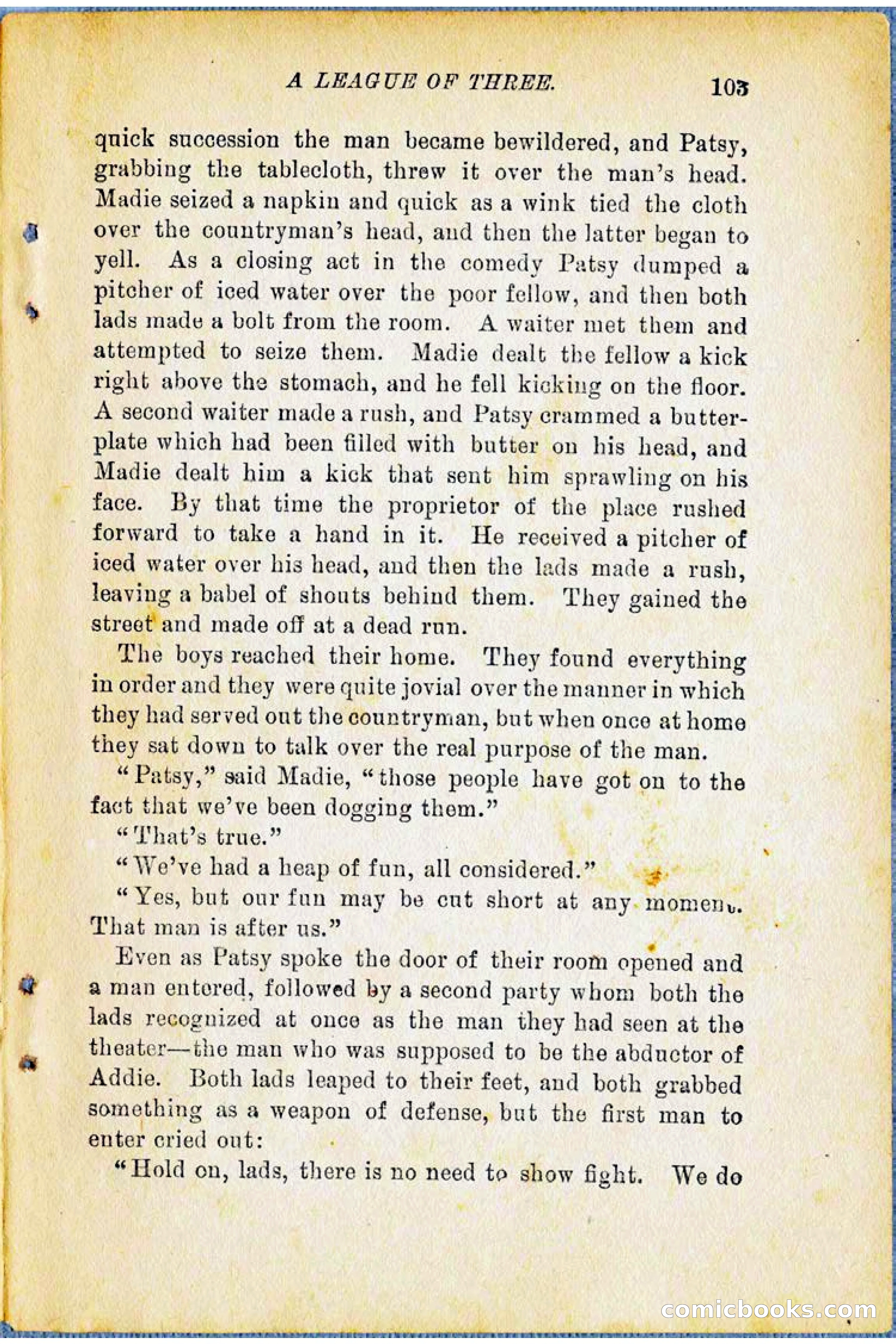 A League of Three: Boy's Detective Stratagems — page 105 of 400