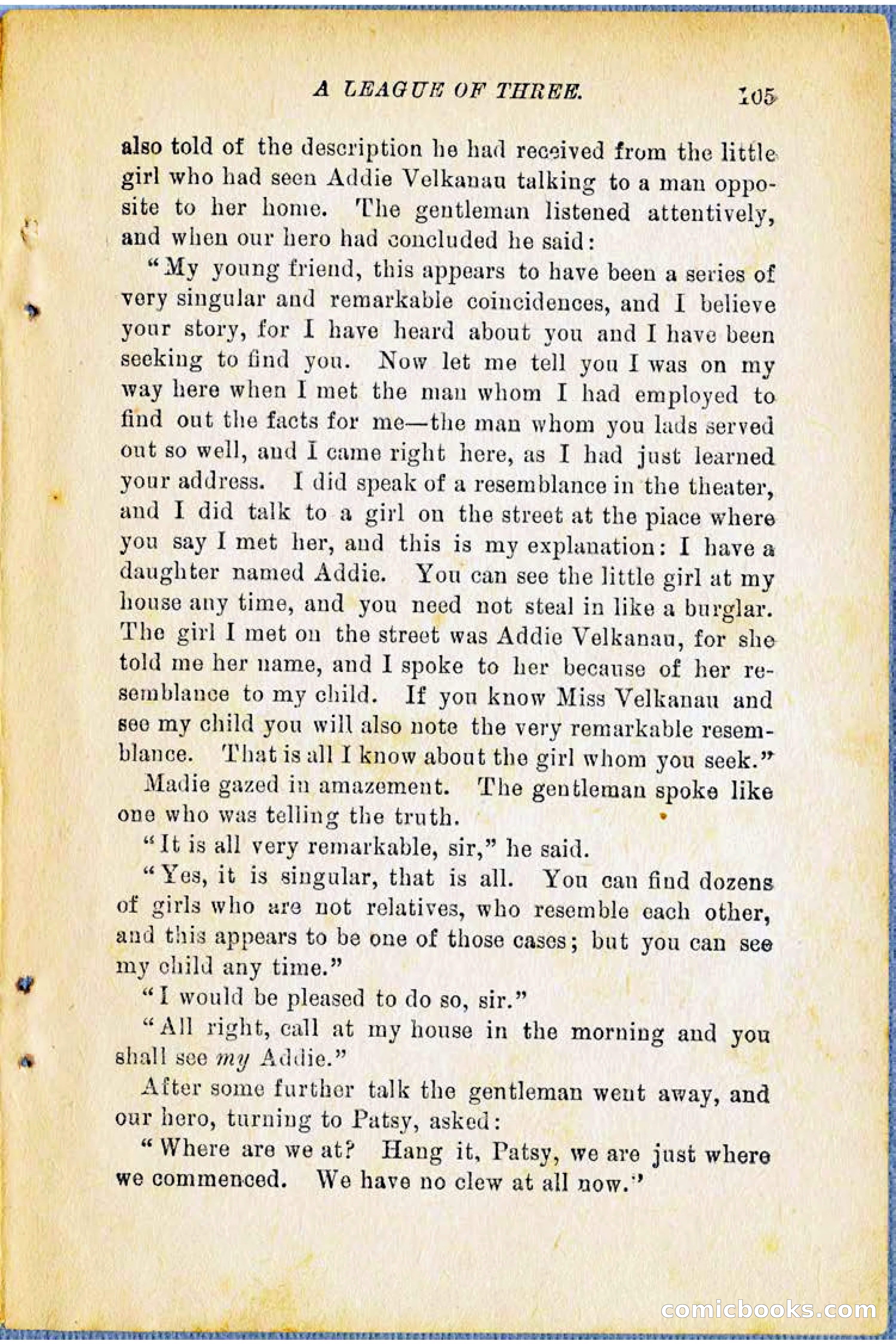 A League of Three: Boy's Detective Stratagems — page 107 of 400