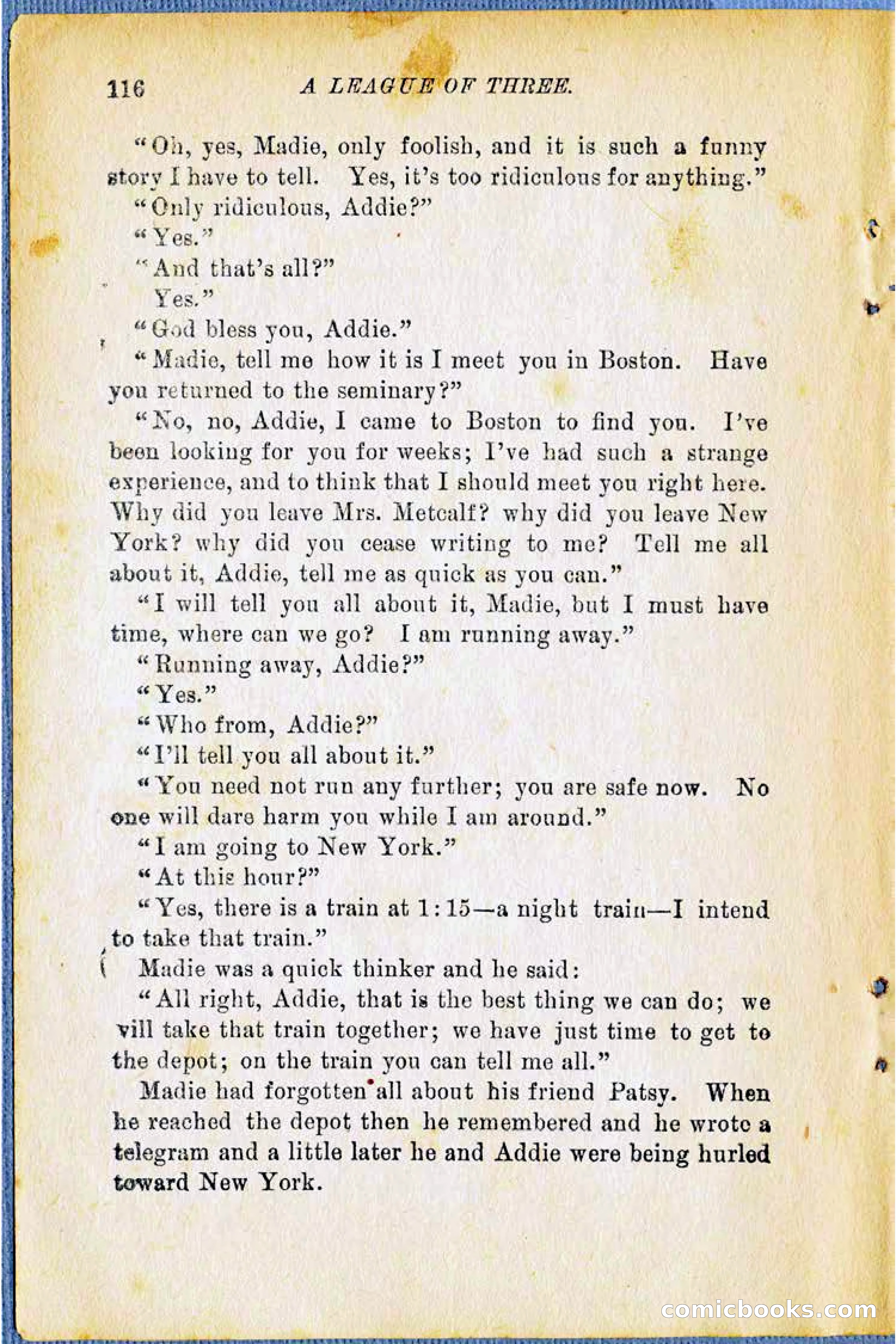A League of Three: Boy's Detective Stratagems — page 118 of 400
