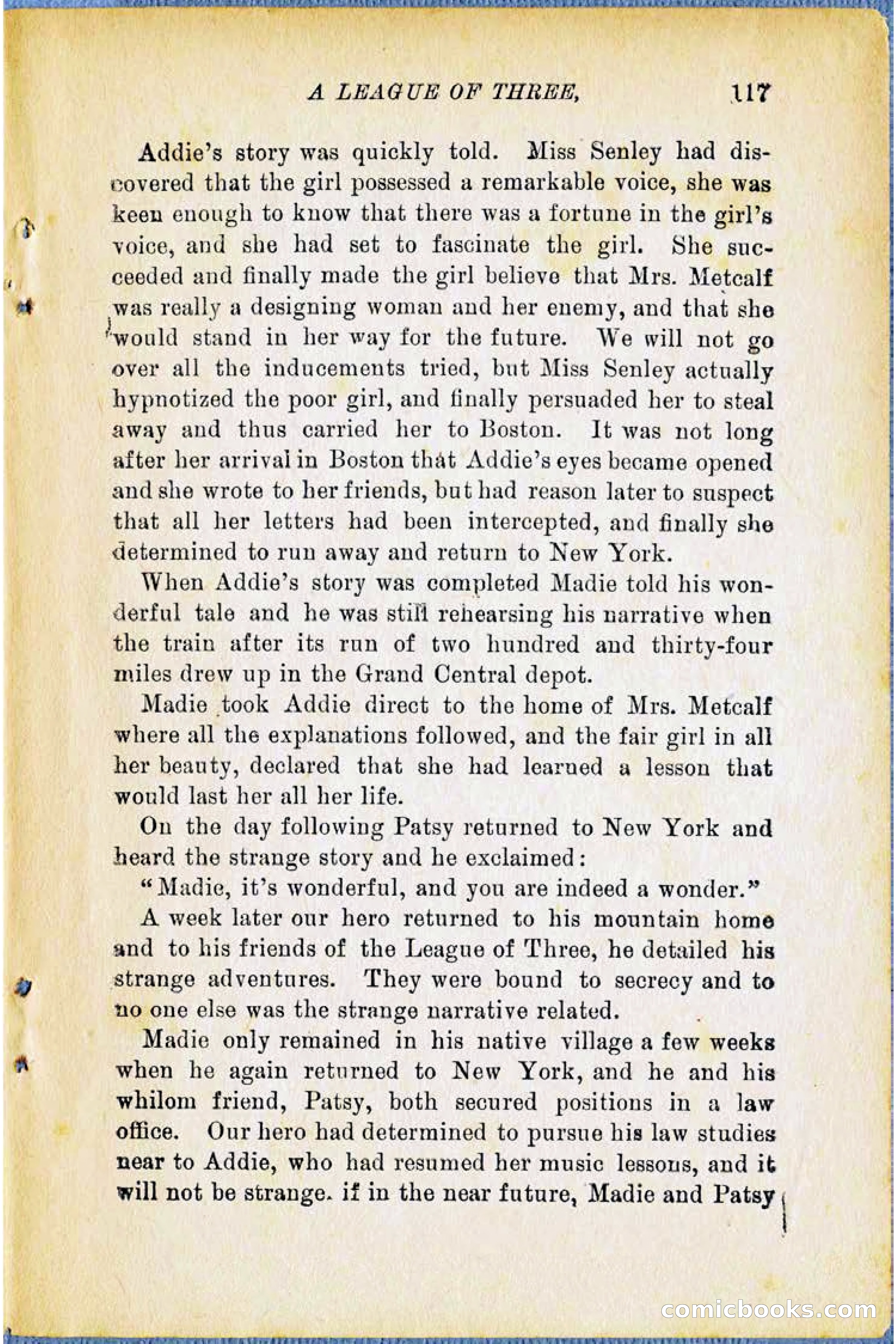 A League of Three: Boy's Detective Stratagems — page 119 of 400