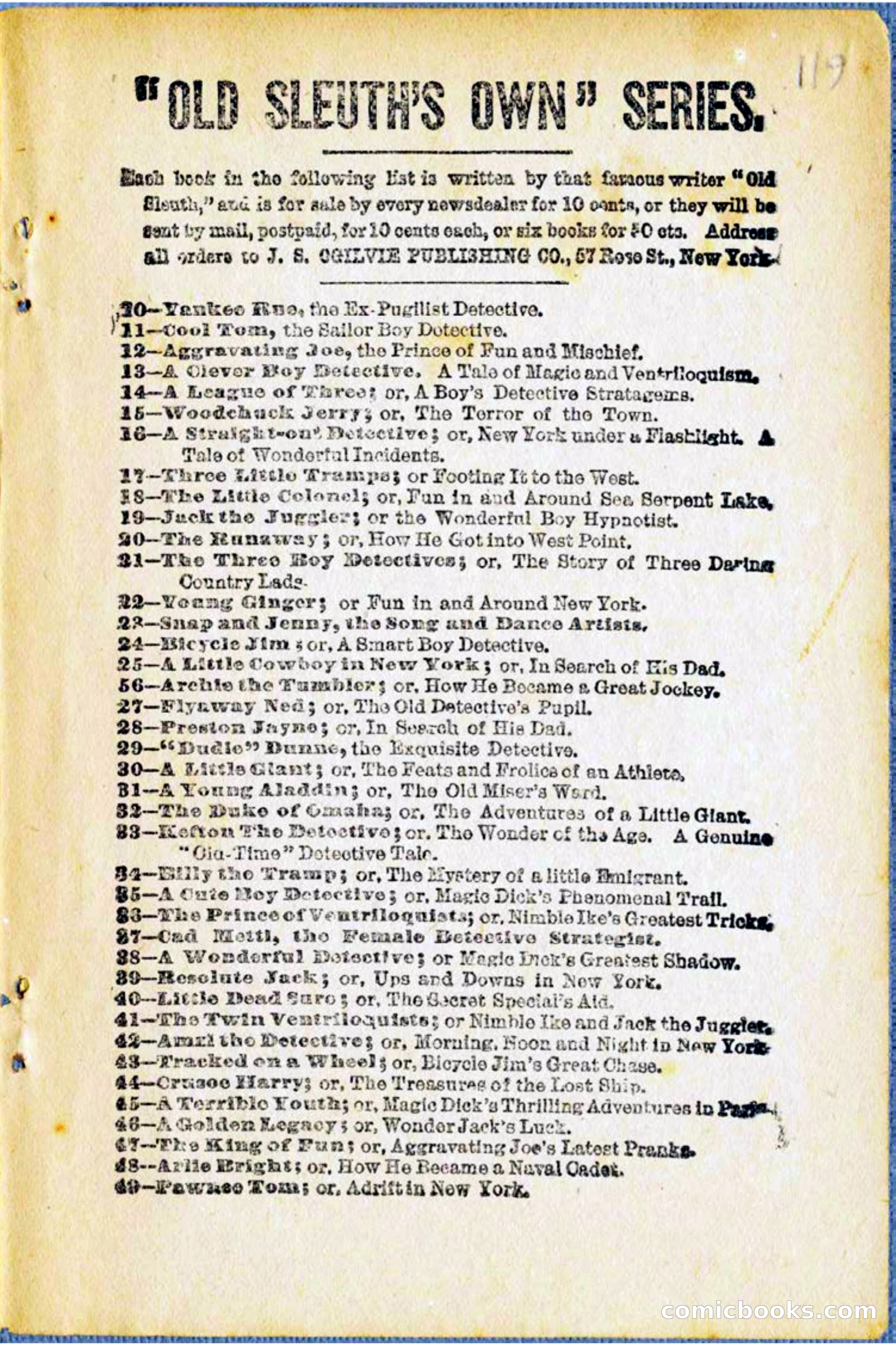 A League of Three: Boy's Detective Stratagems — page 121 of 400