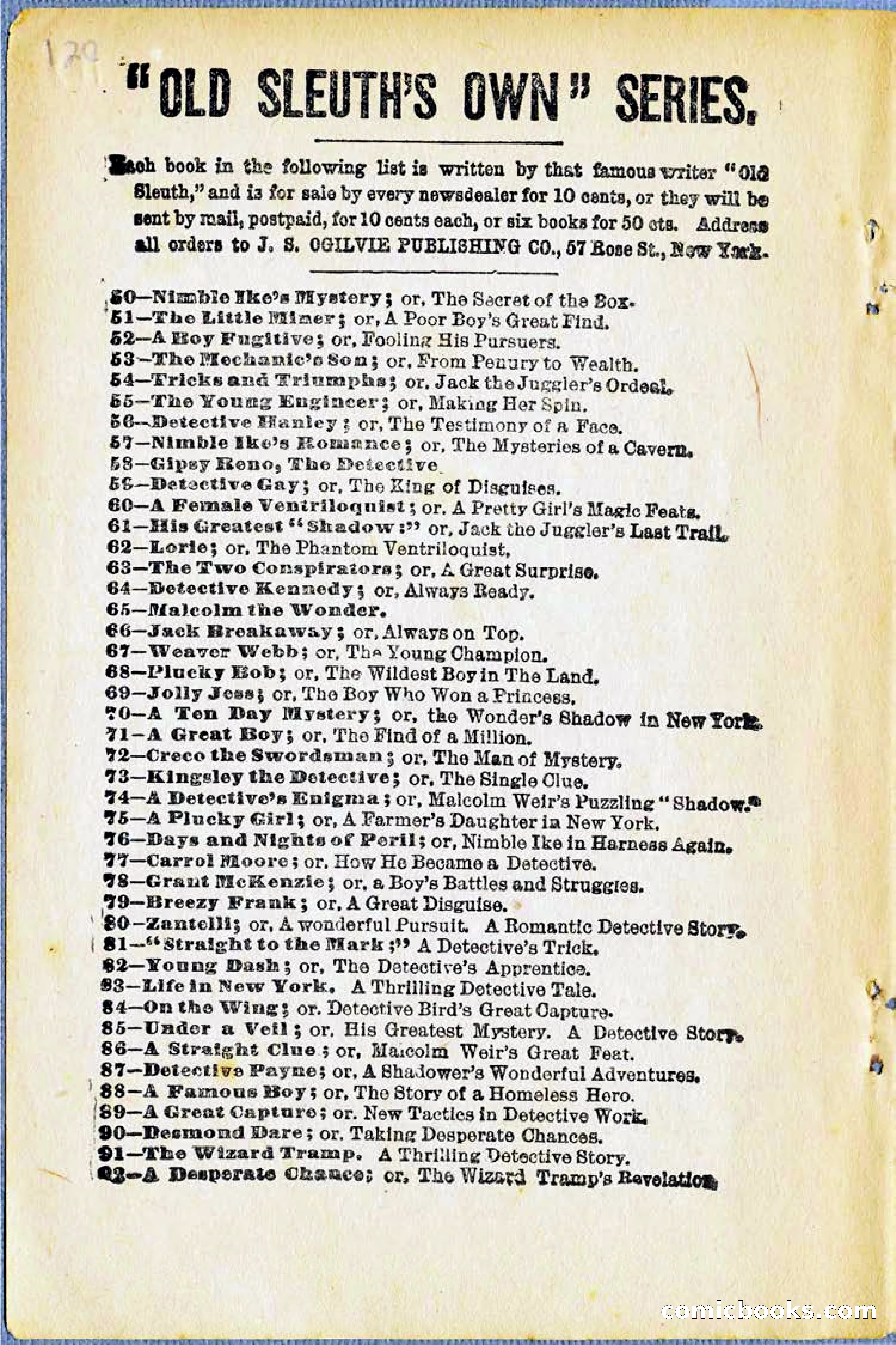 A League of Three: Boy's Detective Stratagems — page 122 of 400
