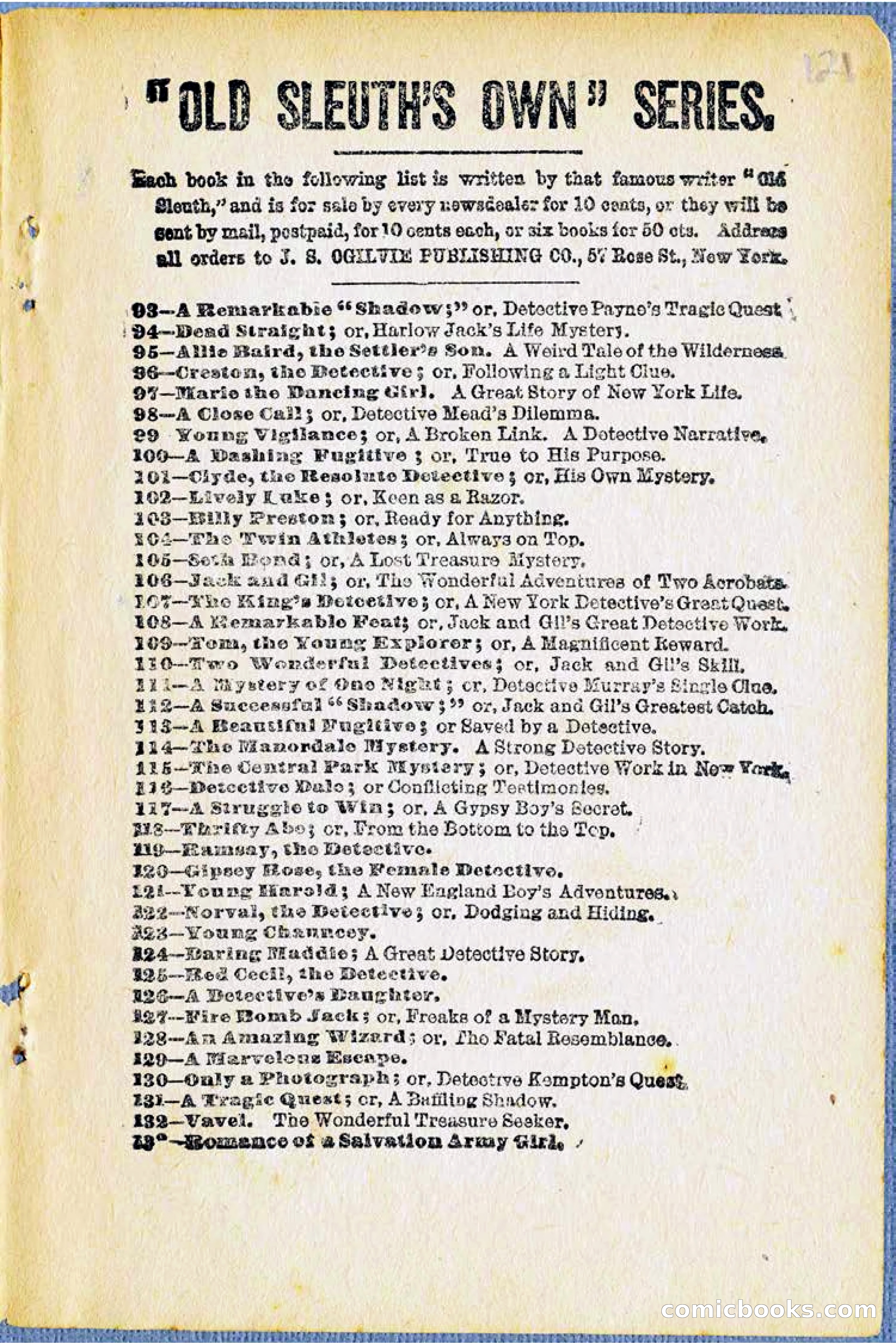 A League of Three: Boy's Detective Stratagems — page 123 of 400