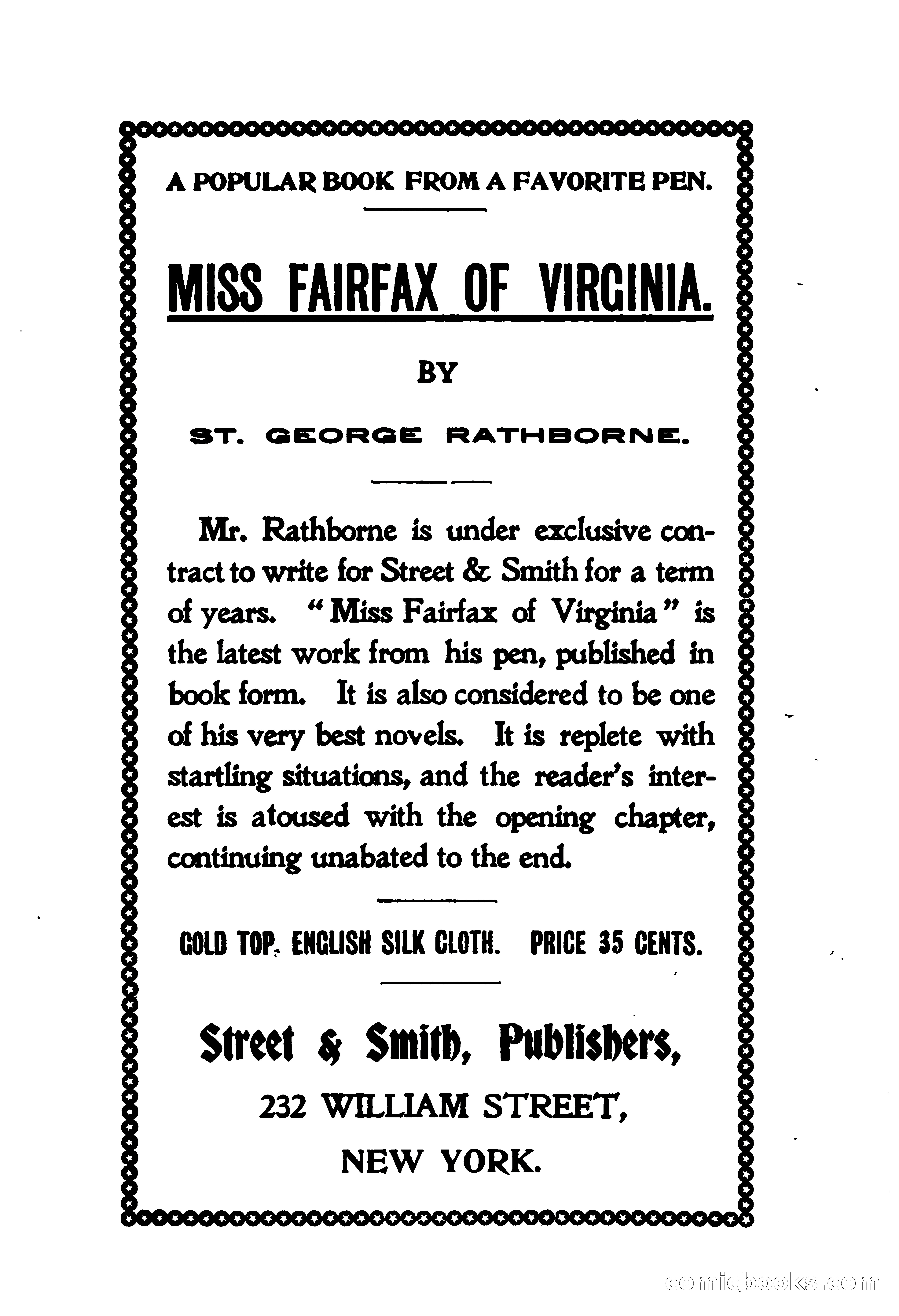 A Fair Fraud — page 291 of 290