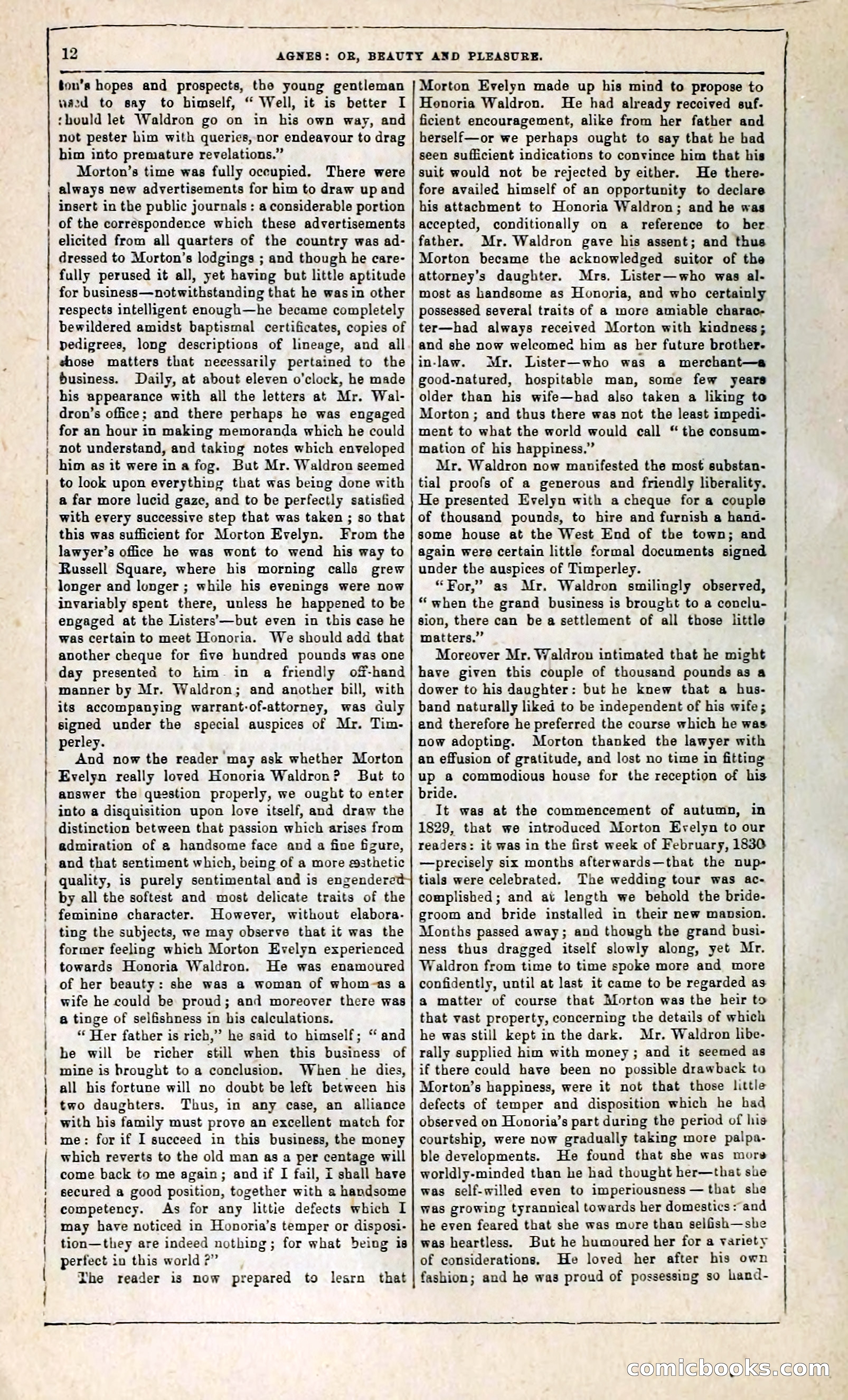 Agnes, or, Beauty and Pleasure — page 20 of 394