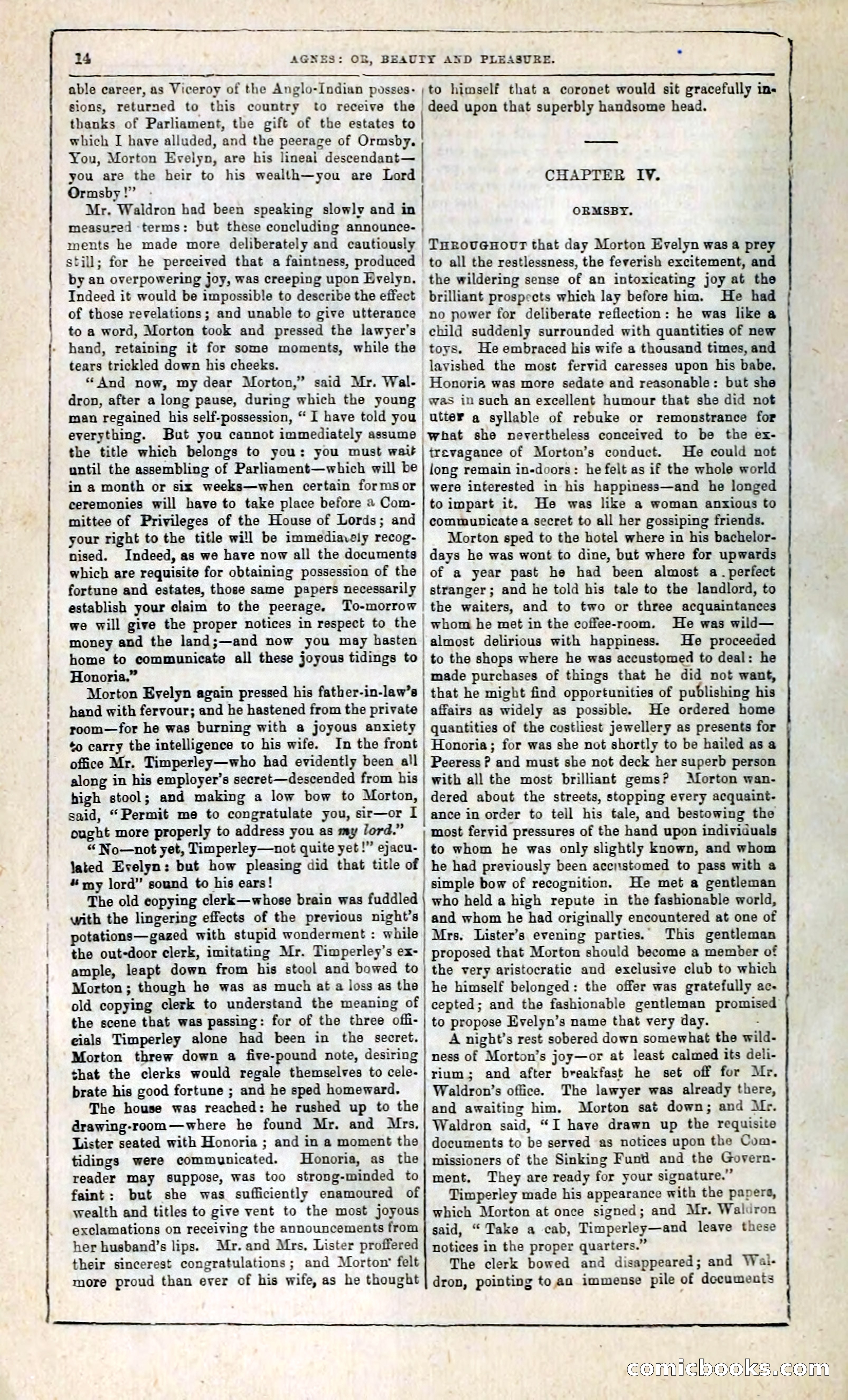 Agnes, or, Beauty and Pleasure — page 22 of 394
