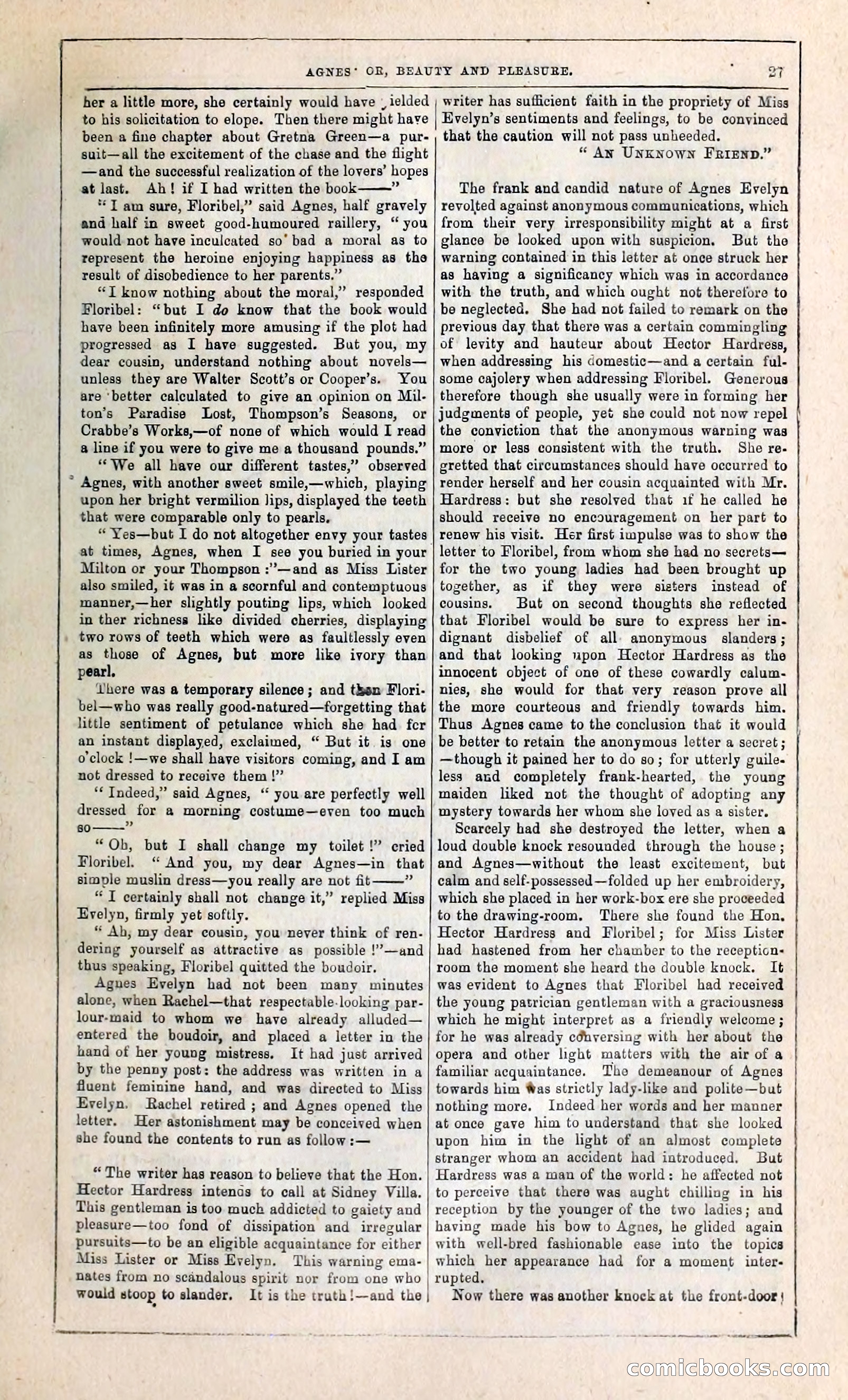 Agnes, or, Beauty and Pleasure — page 35 of 394