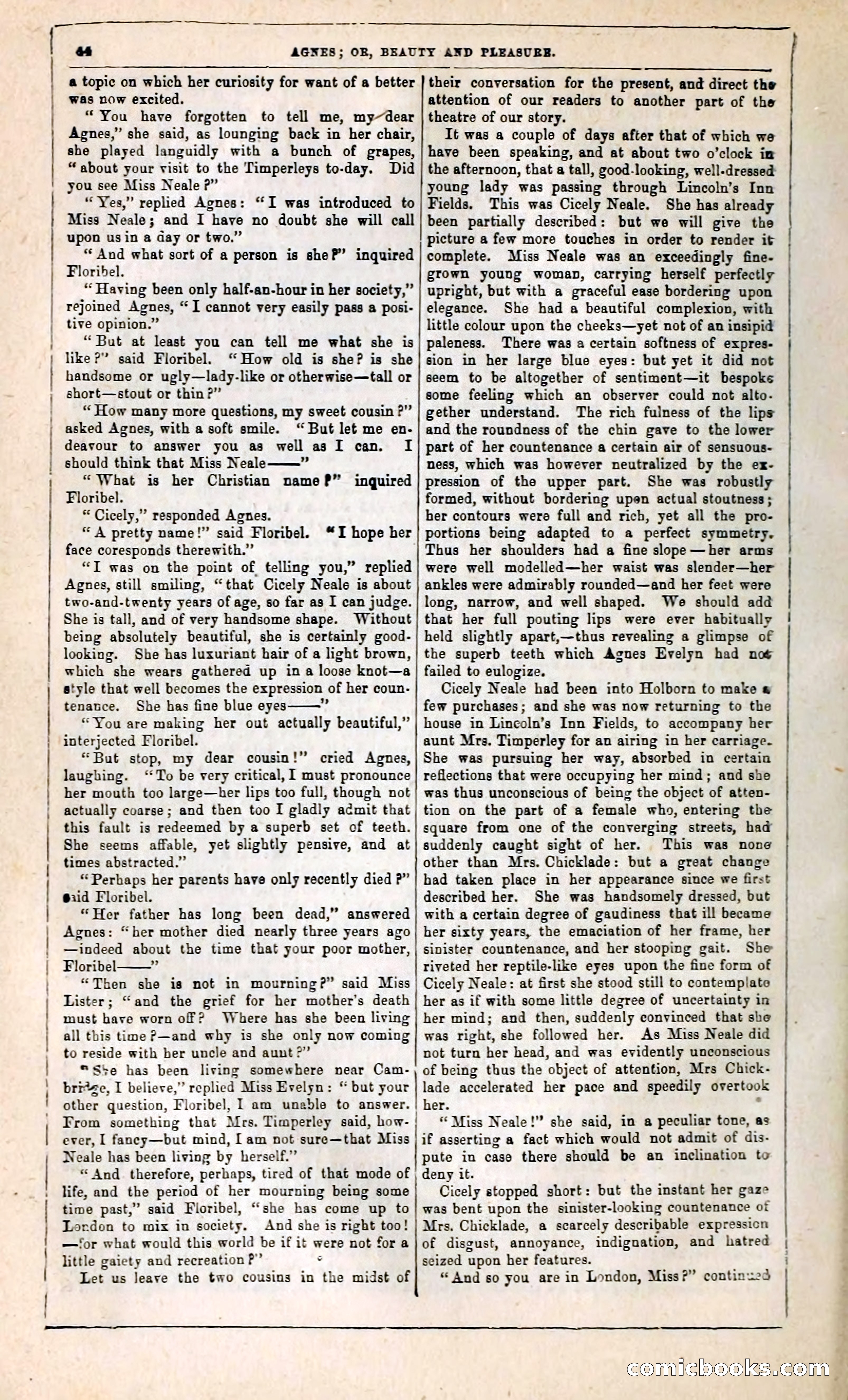 Agnes, or, Beauty and Pleasure — page 52 of 394