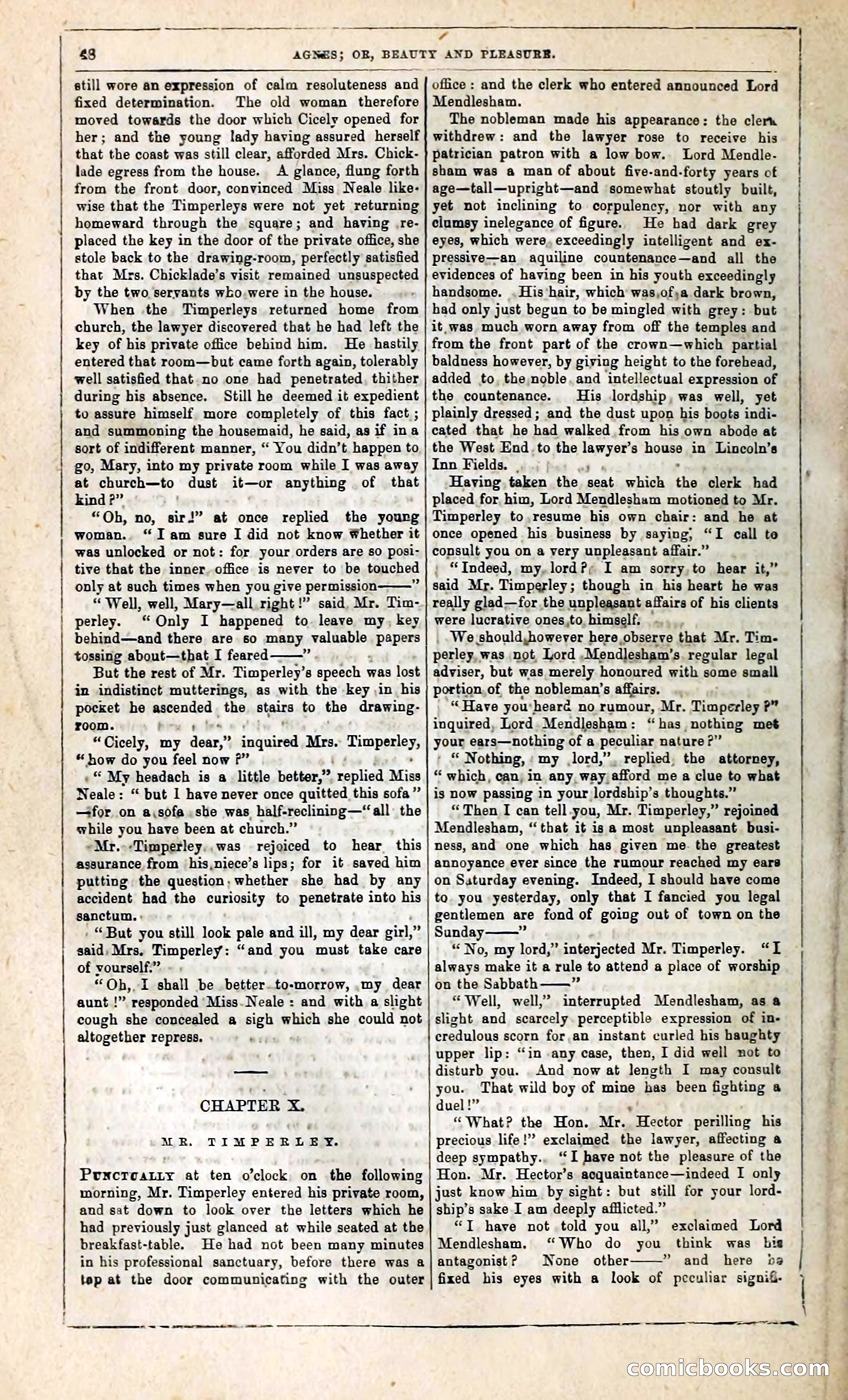 Agnes, or, Beauty and Pleasure — page 56 of 394