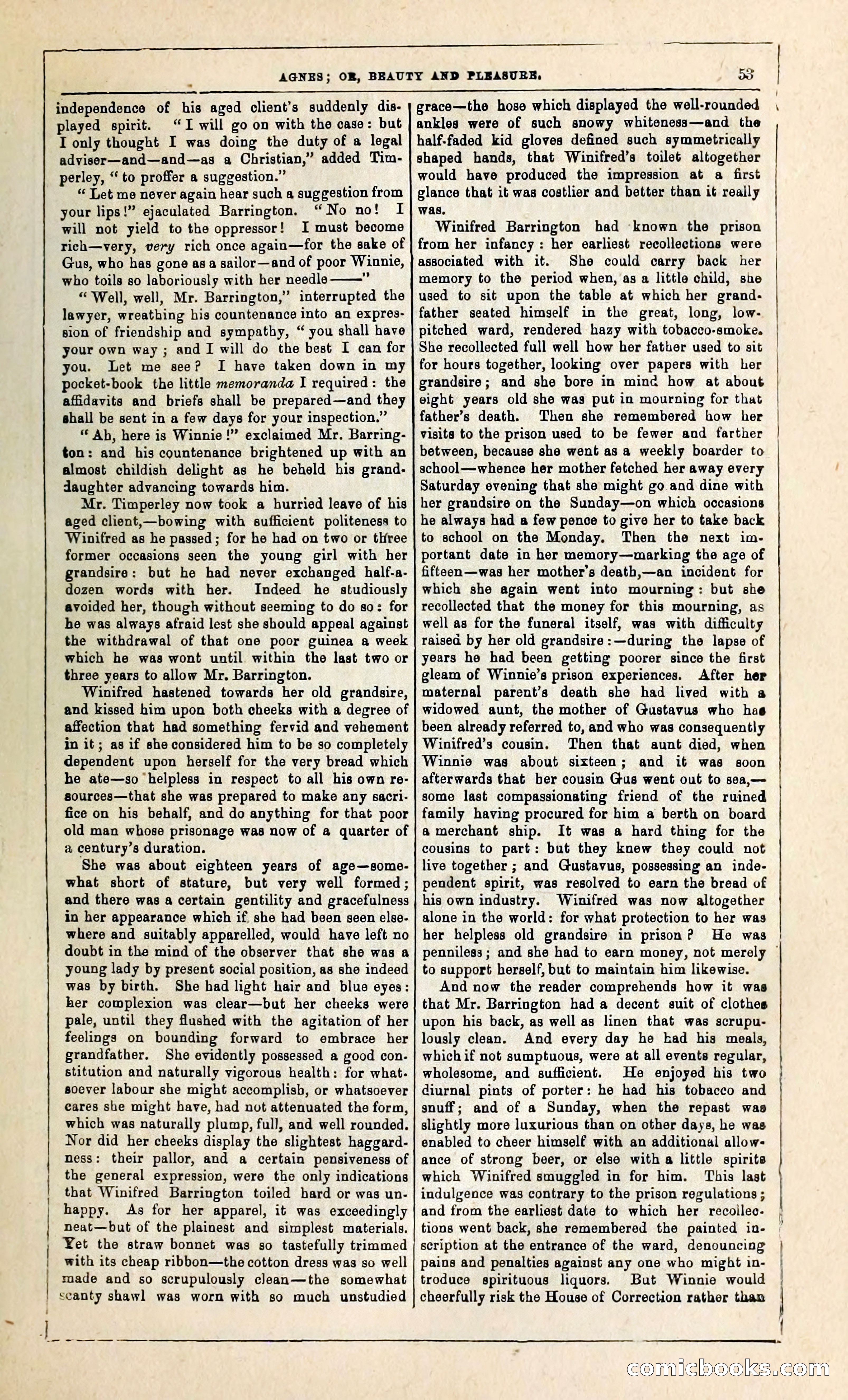 Agnes, or, Beauty and Pleasure — page 61 of 394