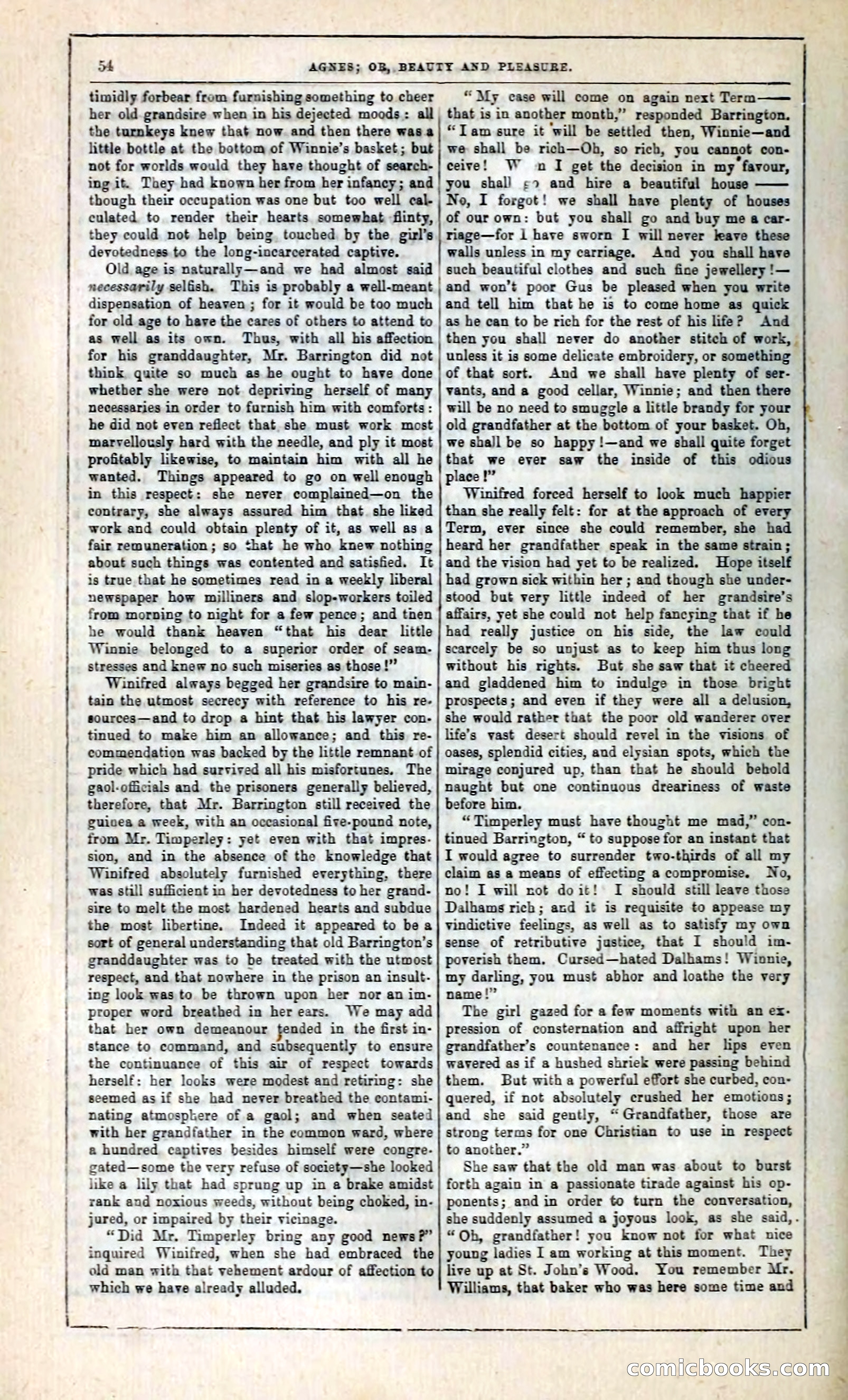 Agnes, or, Beauty and Pleasure — page 62 of 394