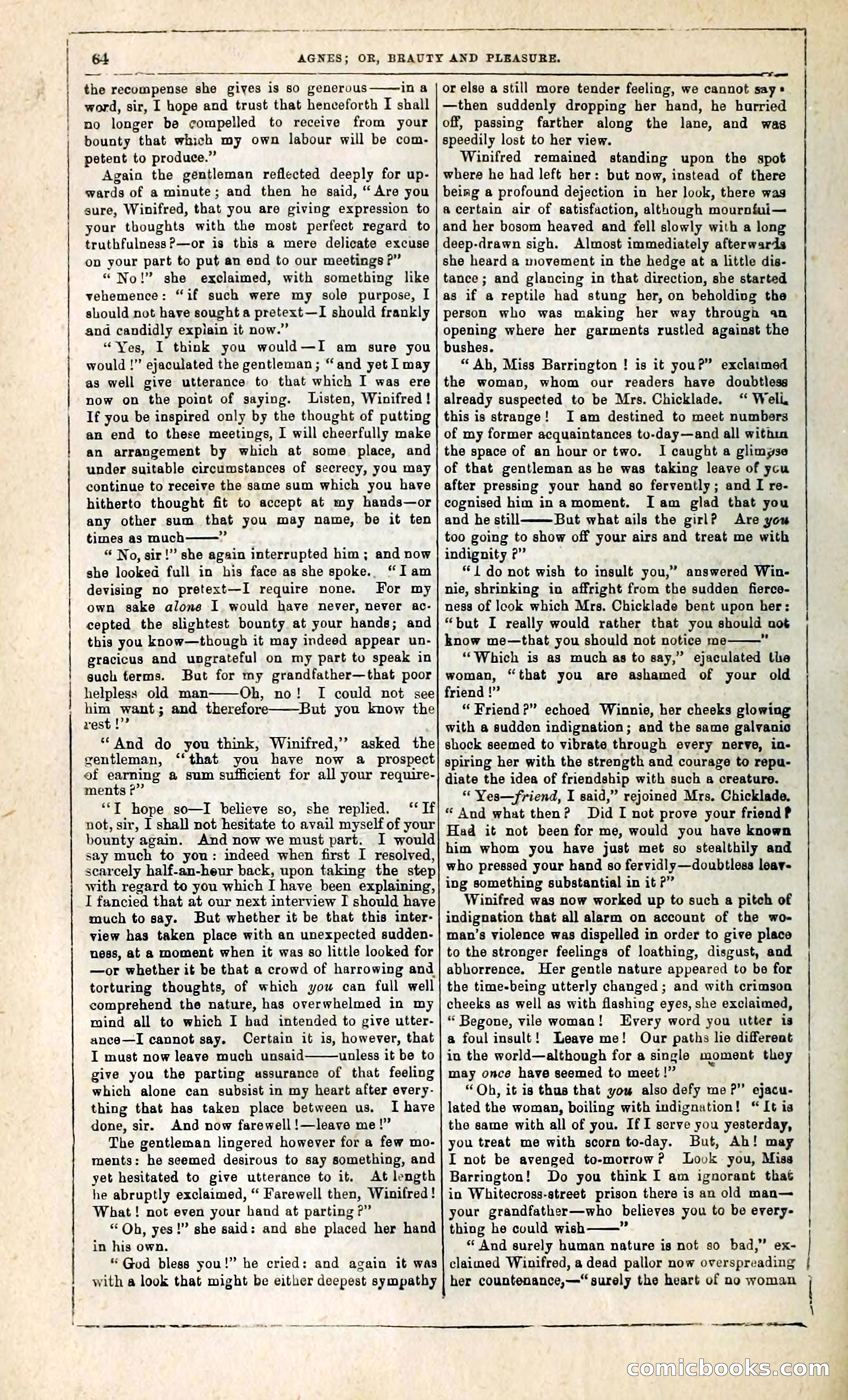 Agnes, or, Beauty and Pleasure — page 72 of 394