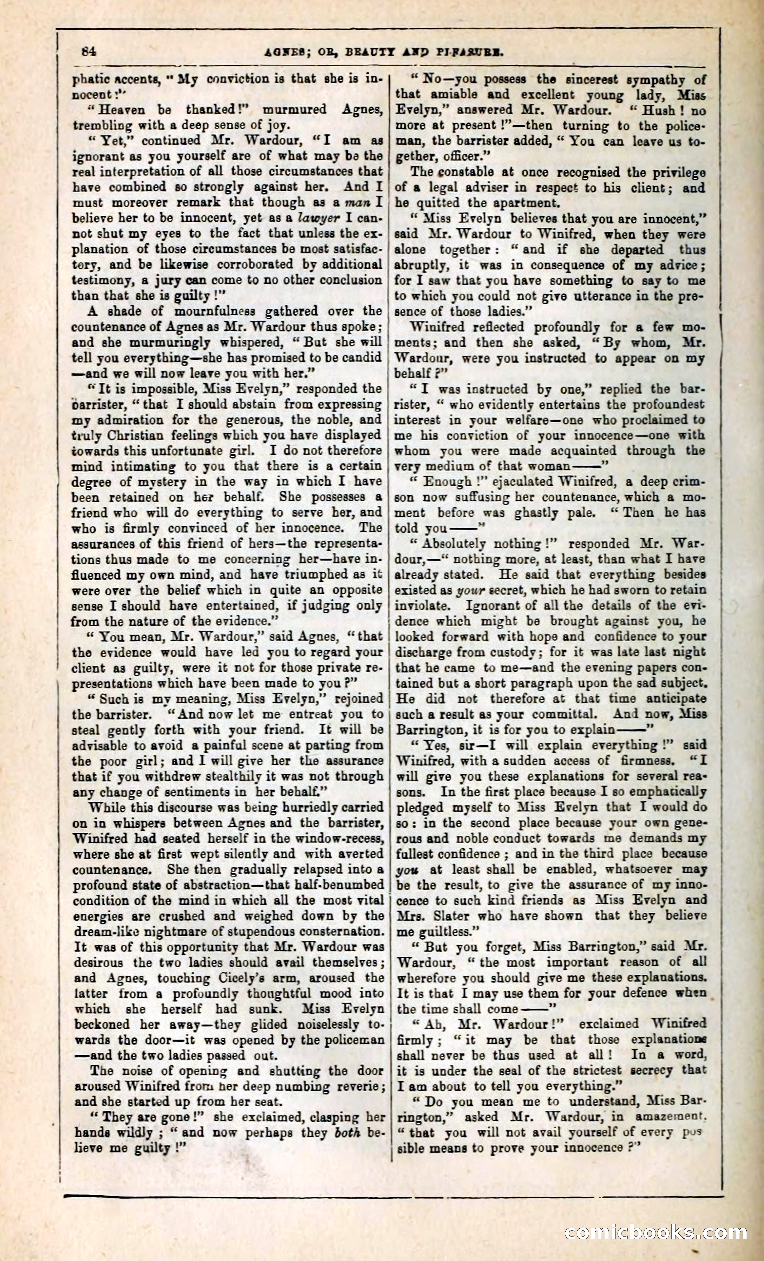 Agnes, or, Beauty and Pleasure — page 92 of 394