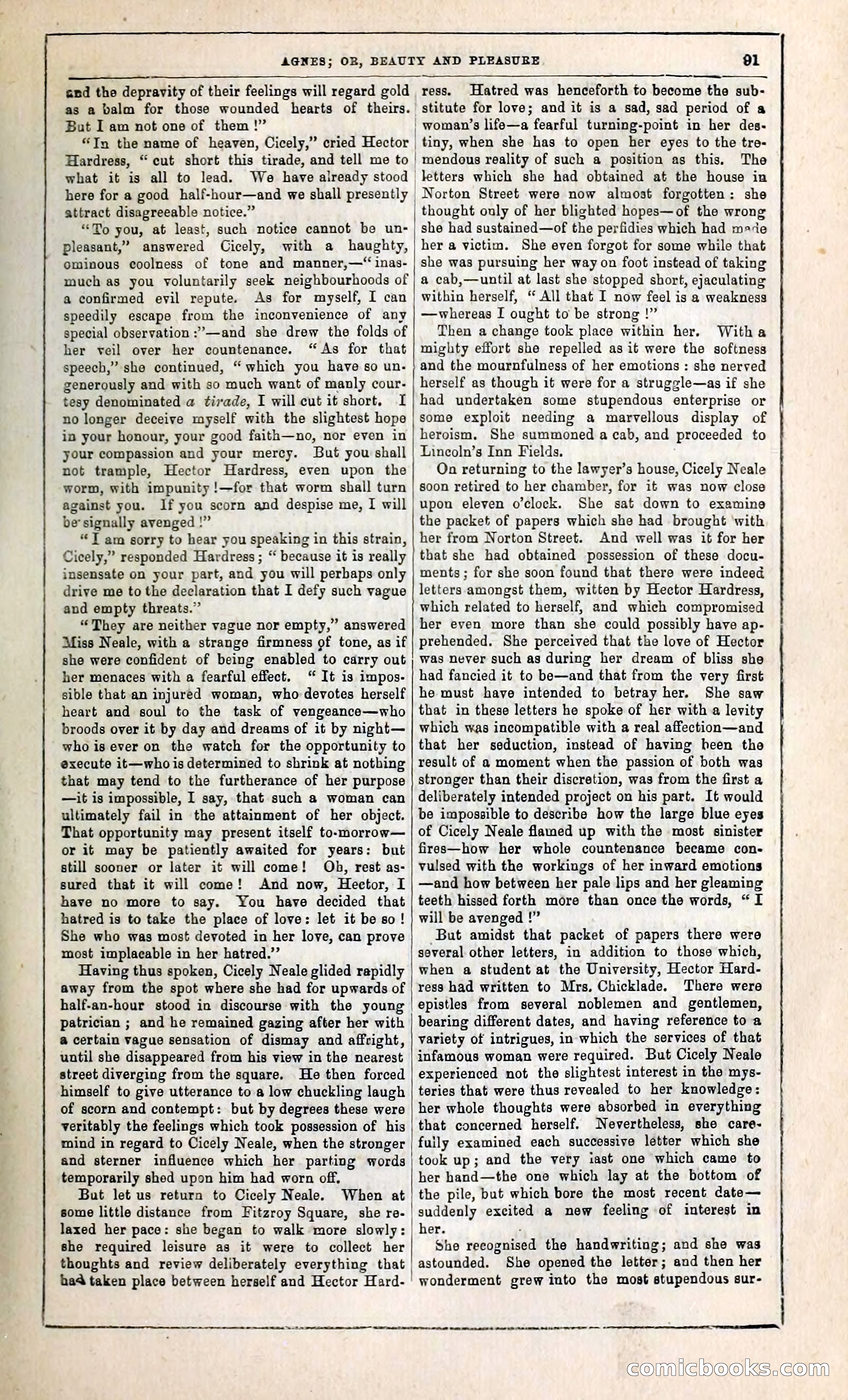 Agnes, or, Beauty and Pleasure — page 99 of 394