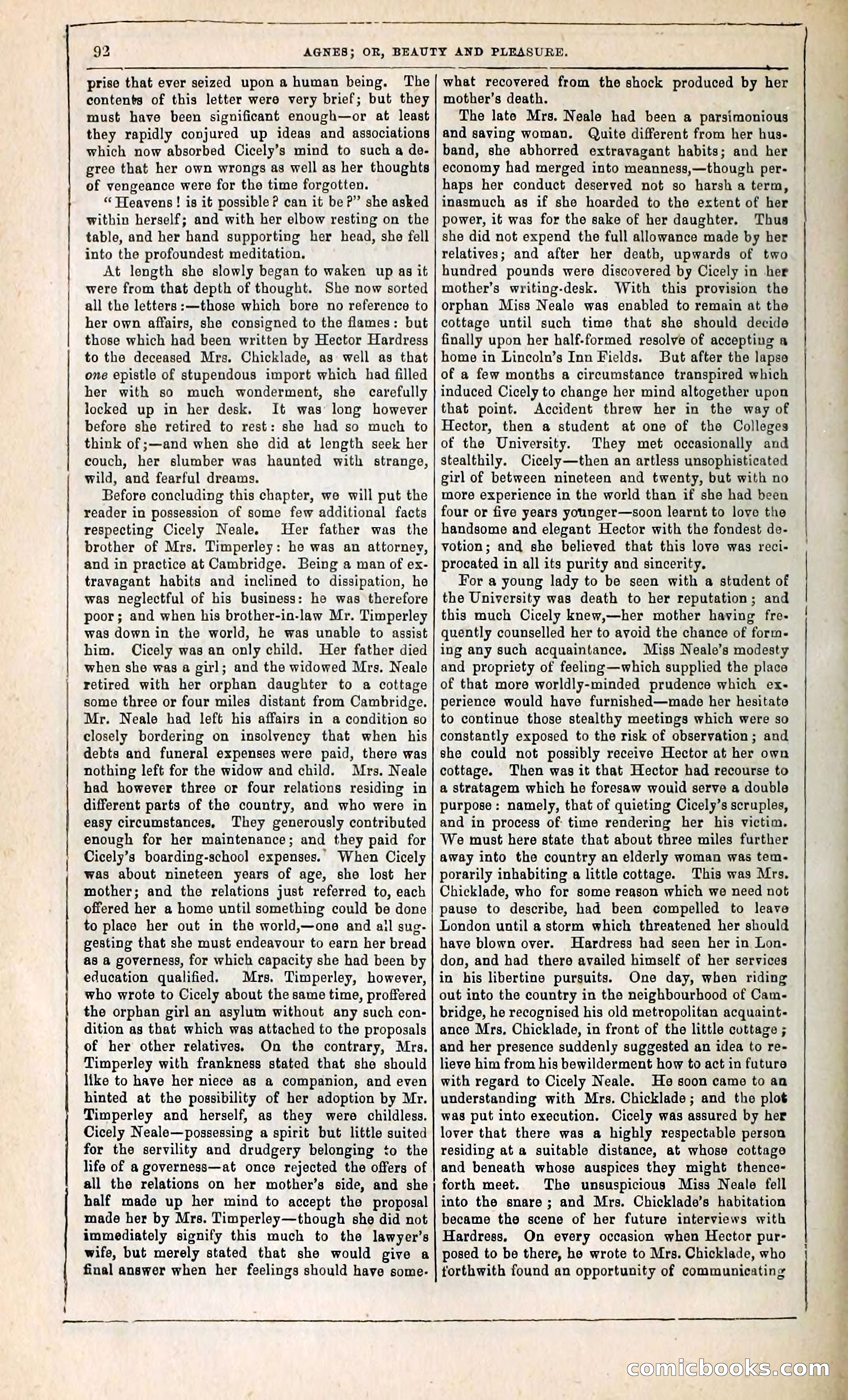 Agnes, or, Beauty and Pleasure — page 100 of 394