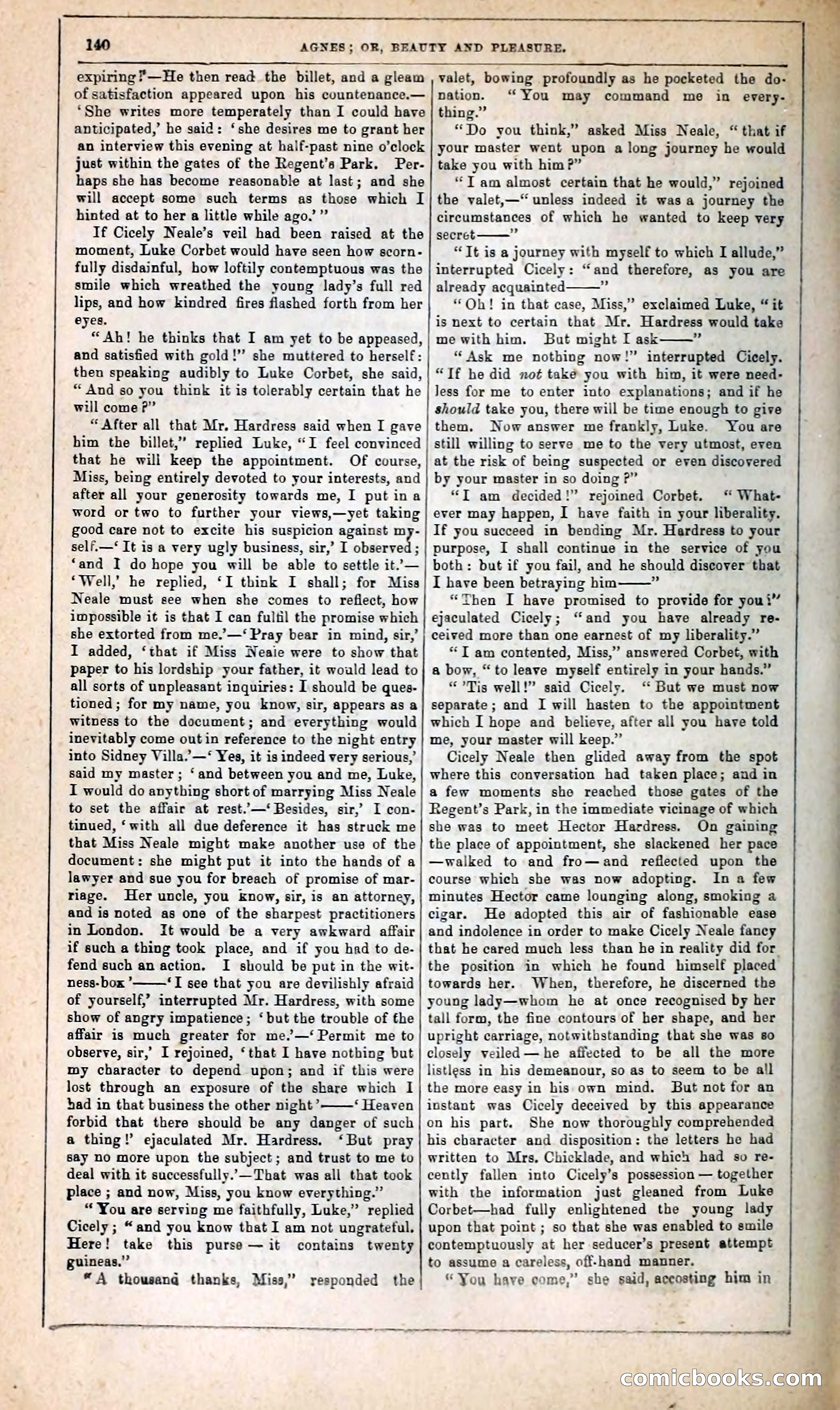 Agnes, or, Beauty and Pleasure — page 148 of 394