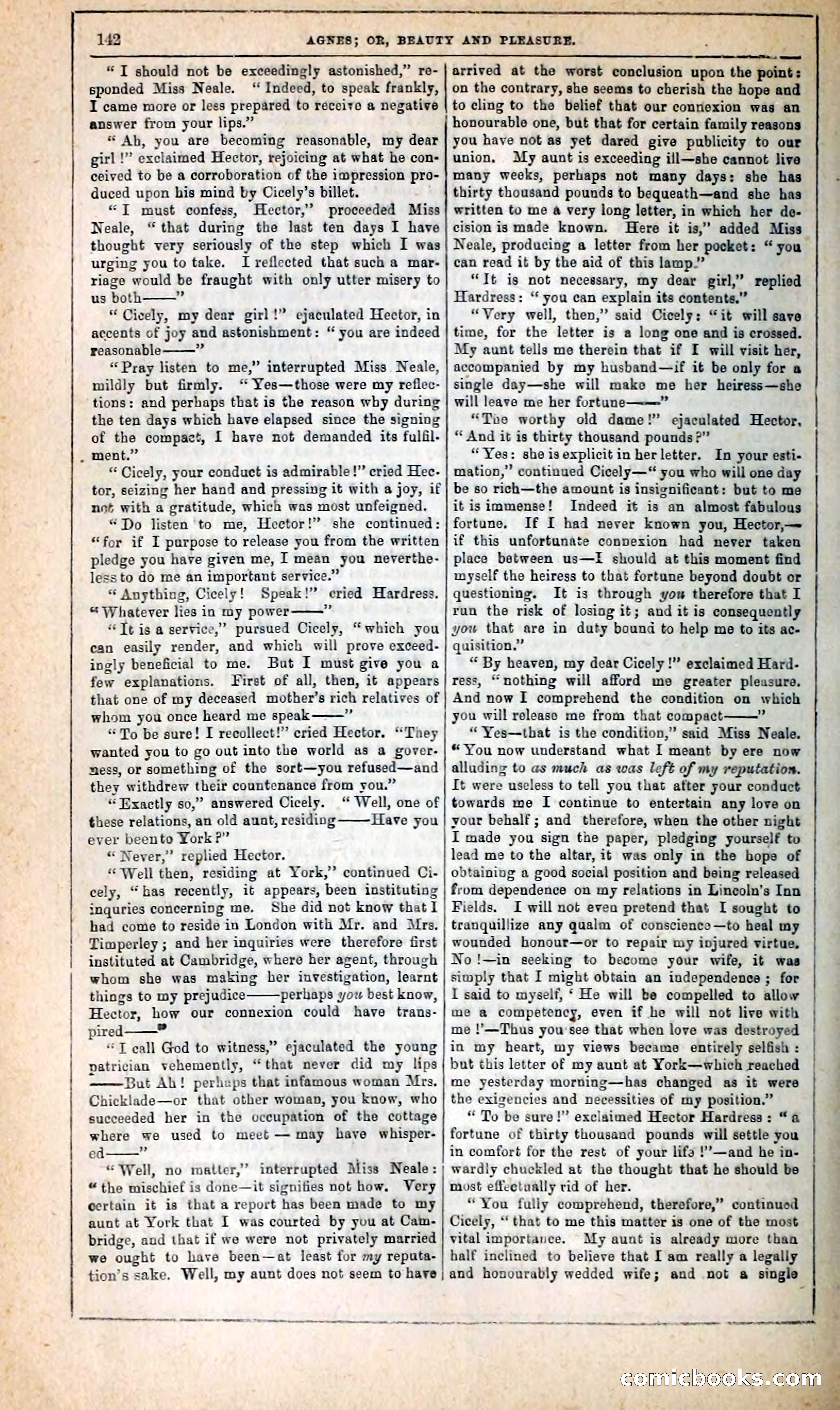 Agnes, or, Beauty and Pleasure — page 150 of 394