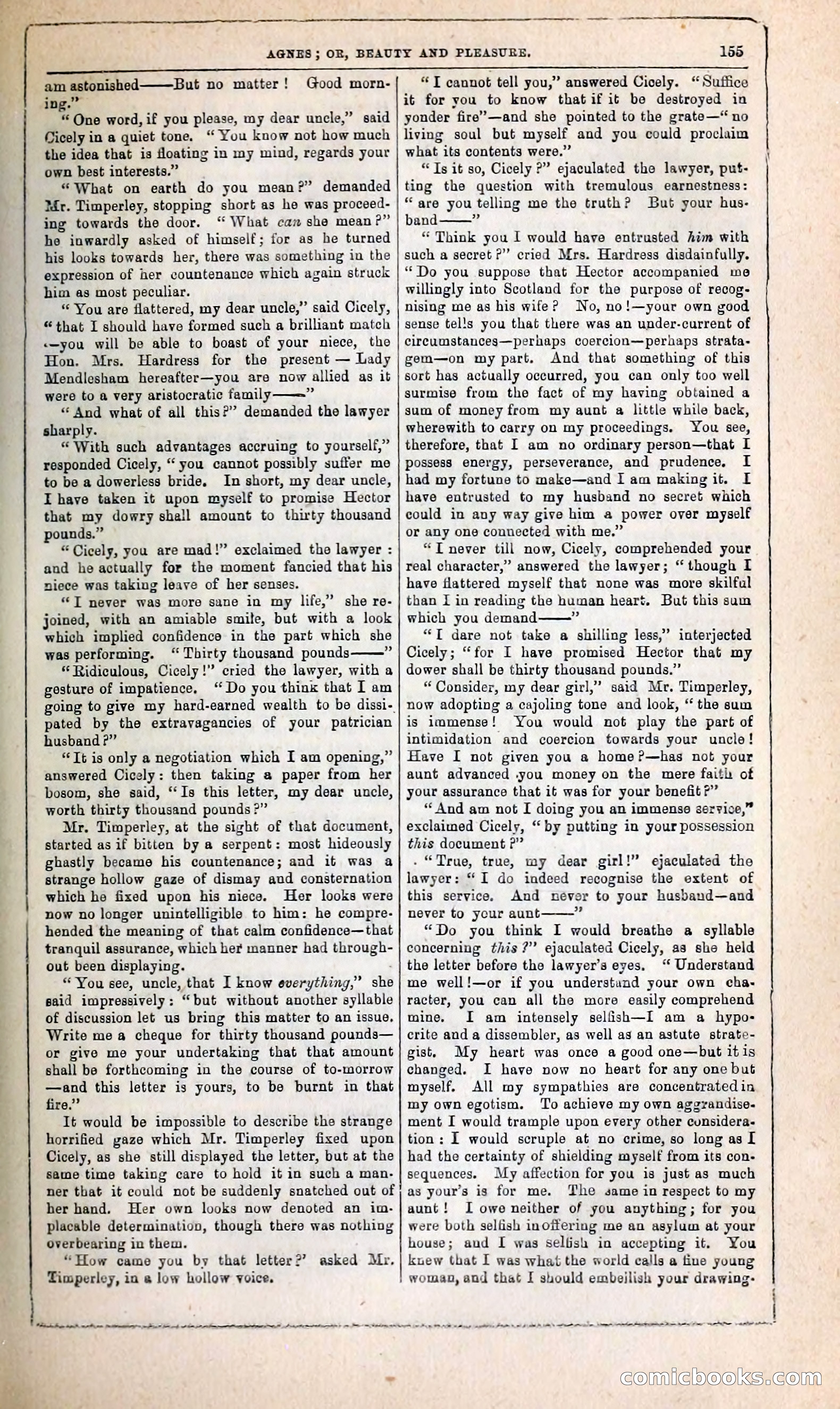 Agnes, or, Beauty and Pleasure — page 163 of 394