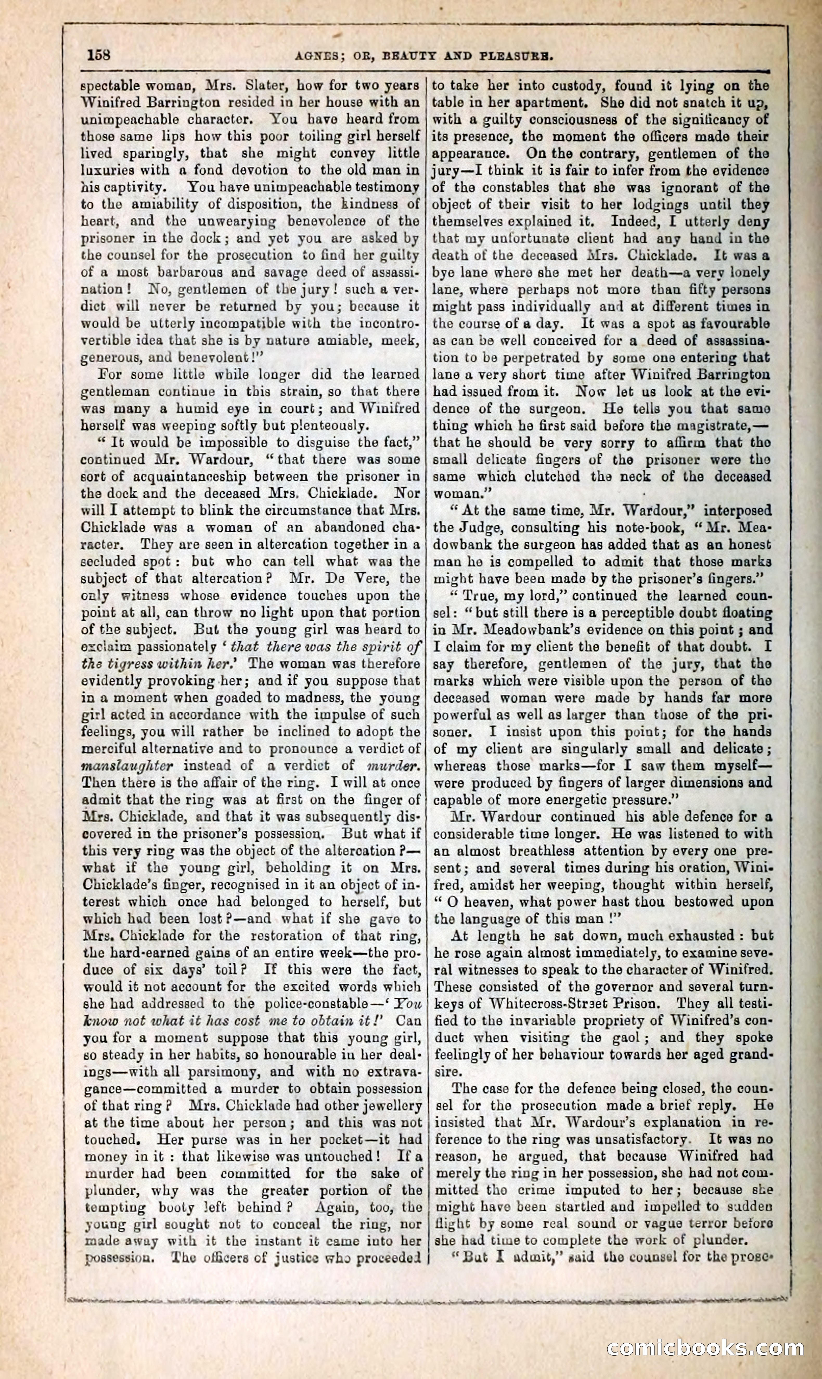 Agnes, or, Beauty and Pleasure — page 166 of 394