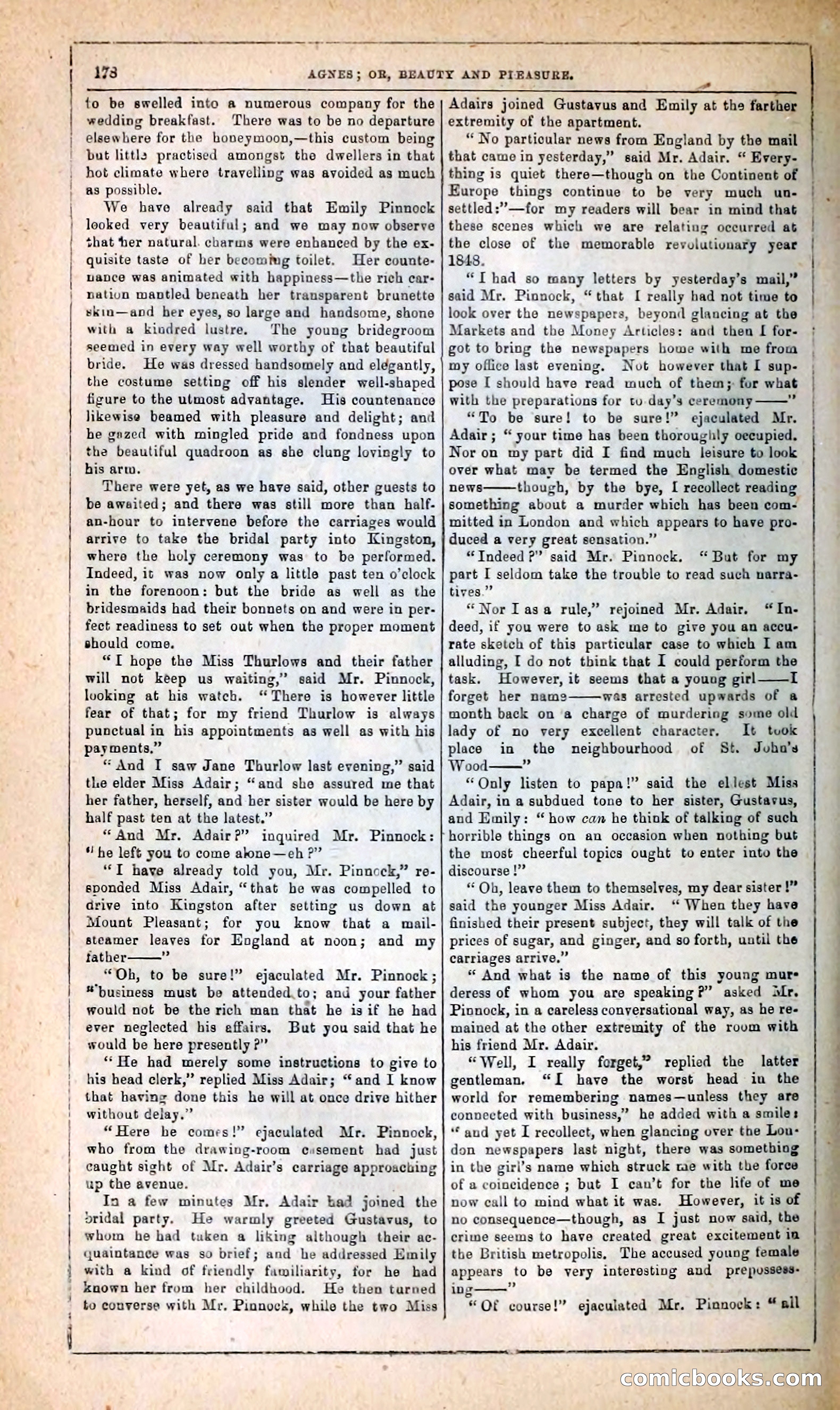 Agnes, or, Beauty and Pleasure — page 186 of 394