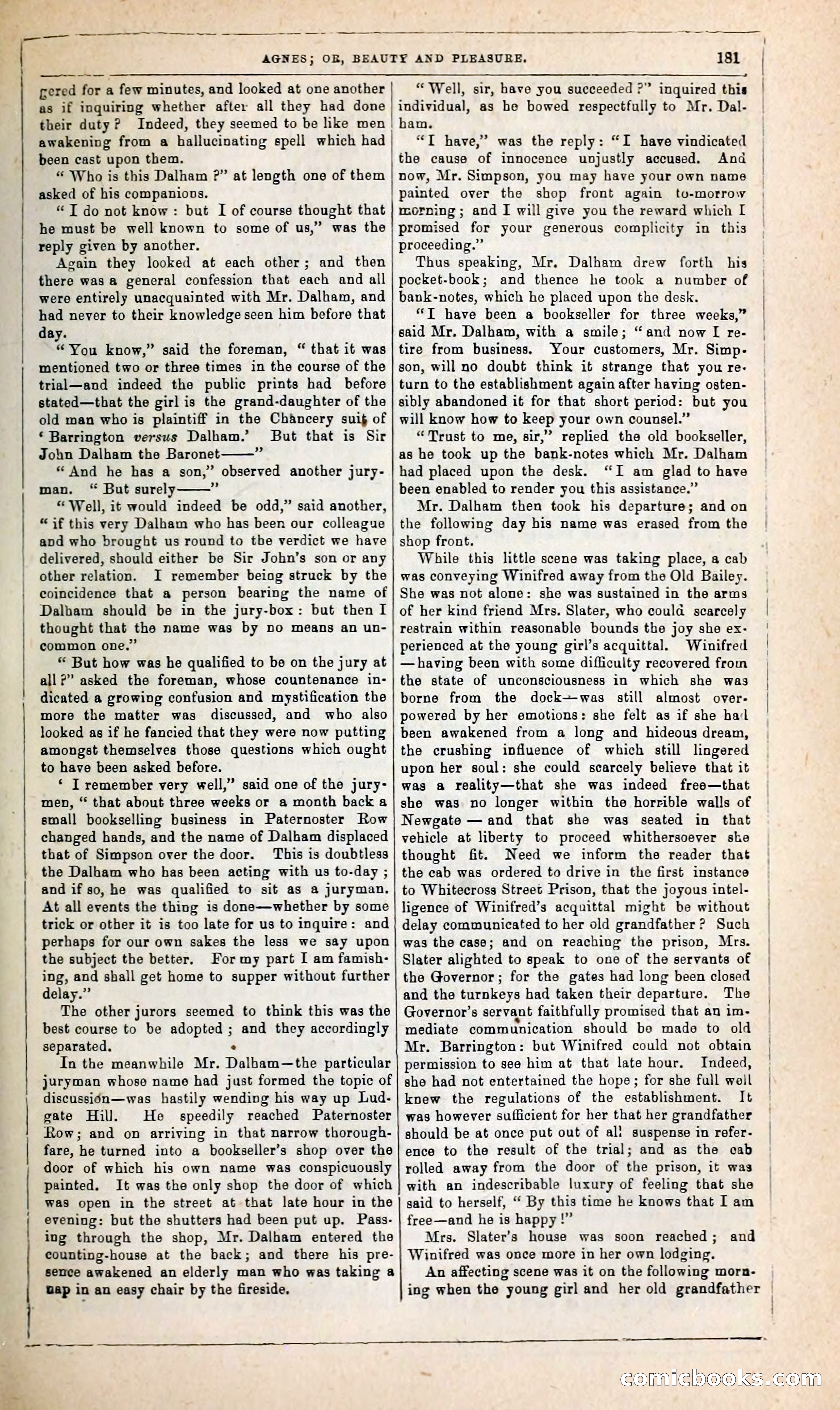 Agnes, or, Beauty and Pleasure — page 189 of 394