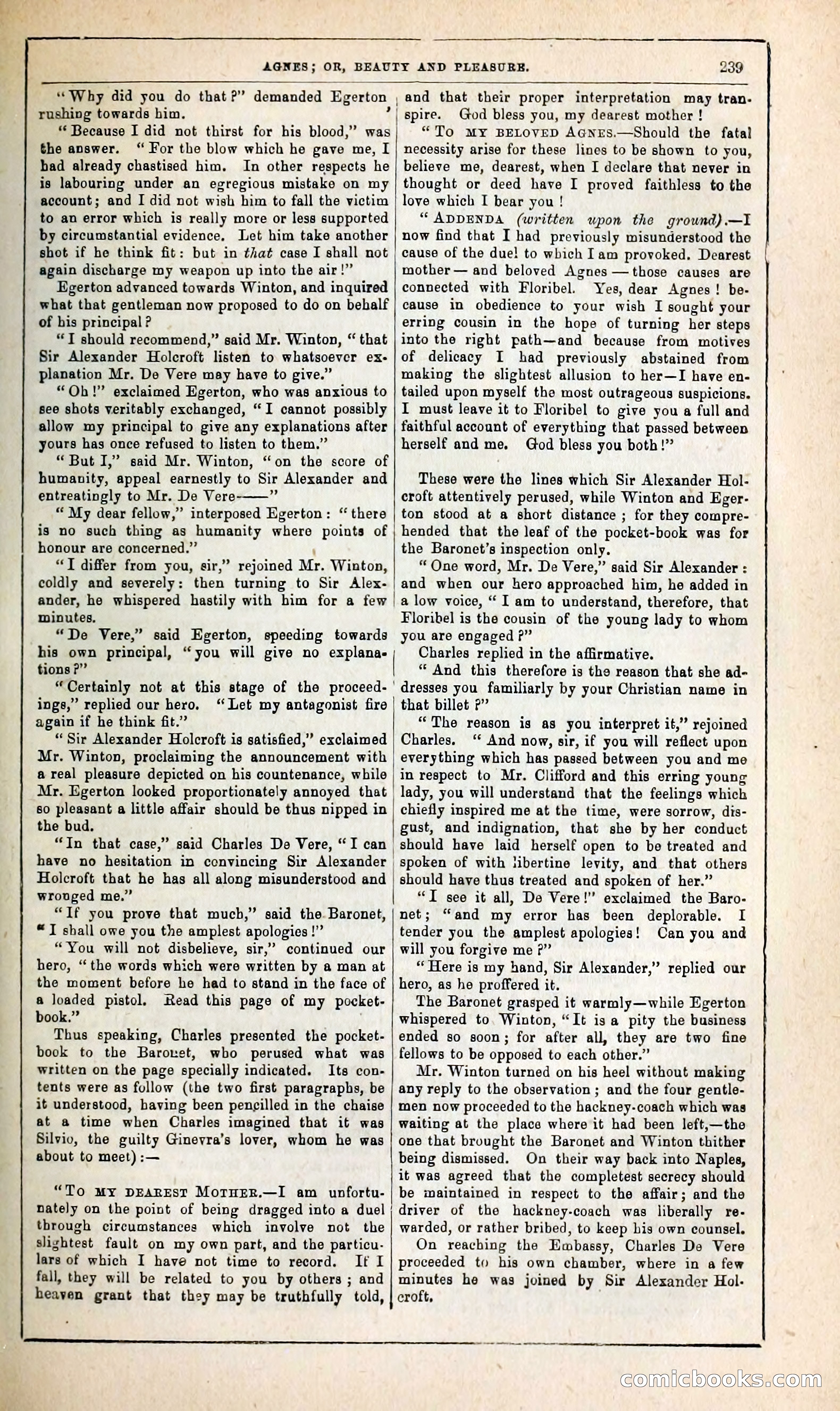 Agnes, or, Beauty and Pleasure — page 247 of 394