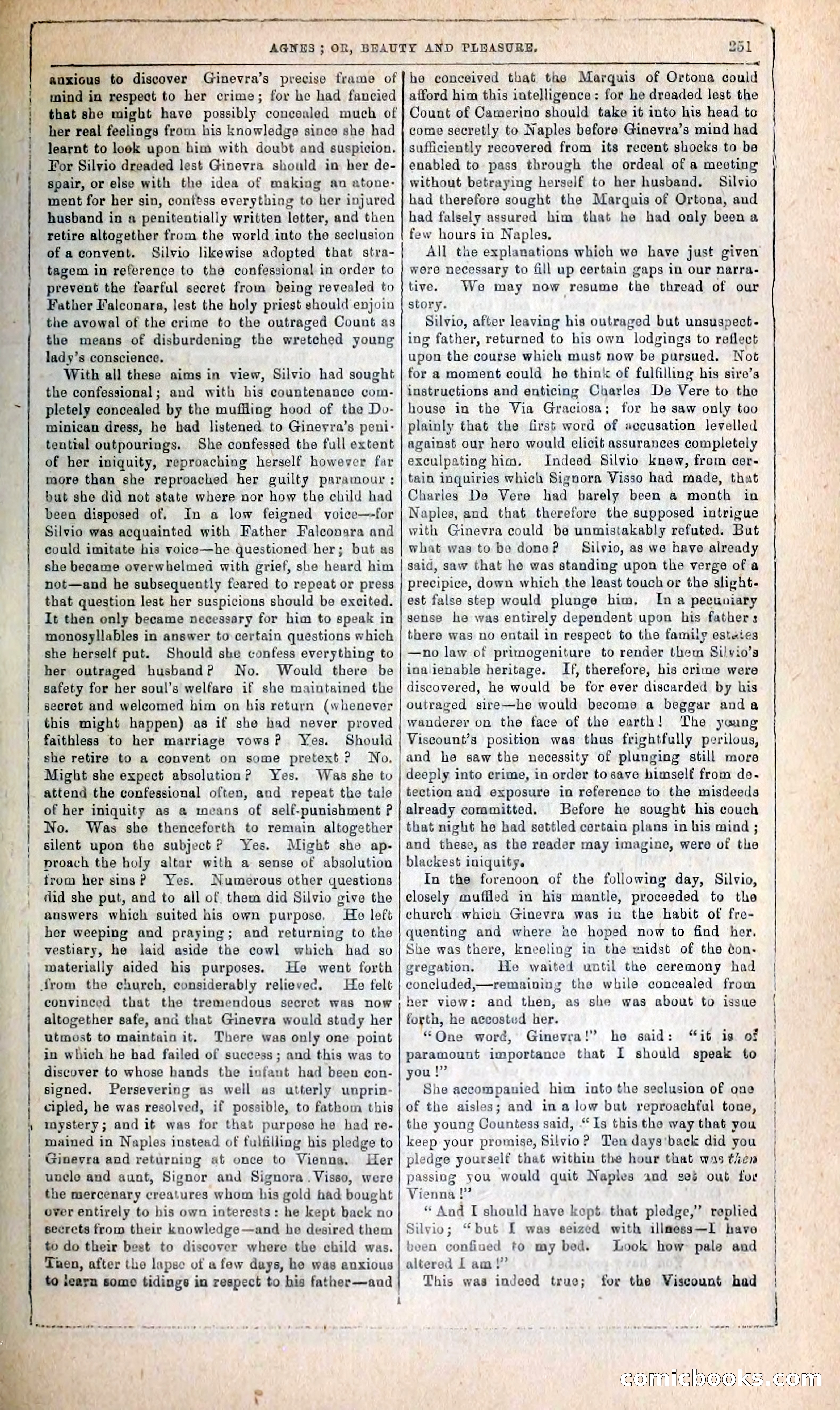 Agnes, or, Beauty and Pleasure — page 259 of 394