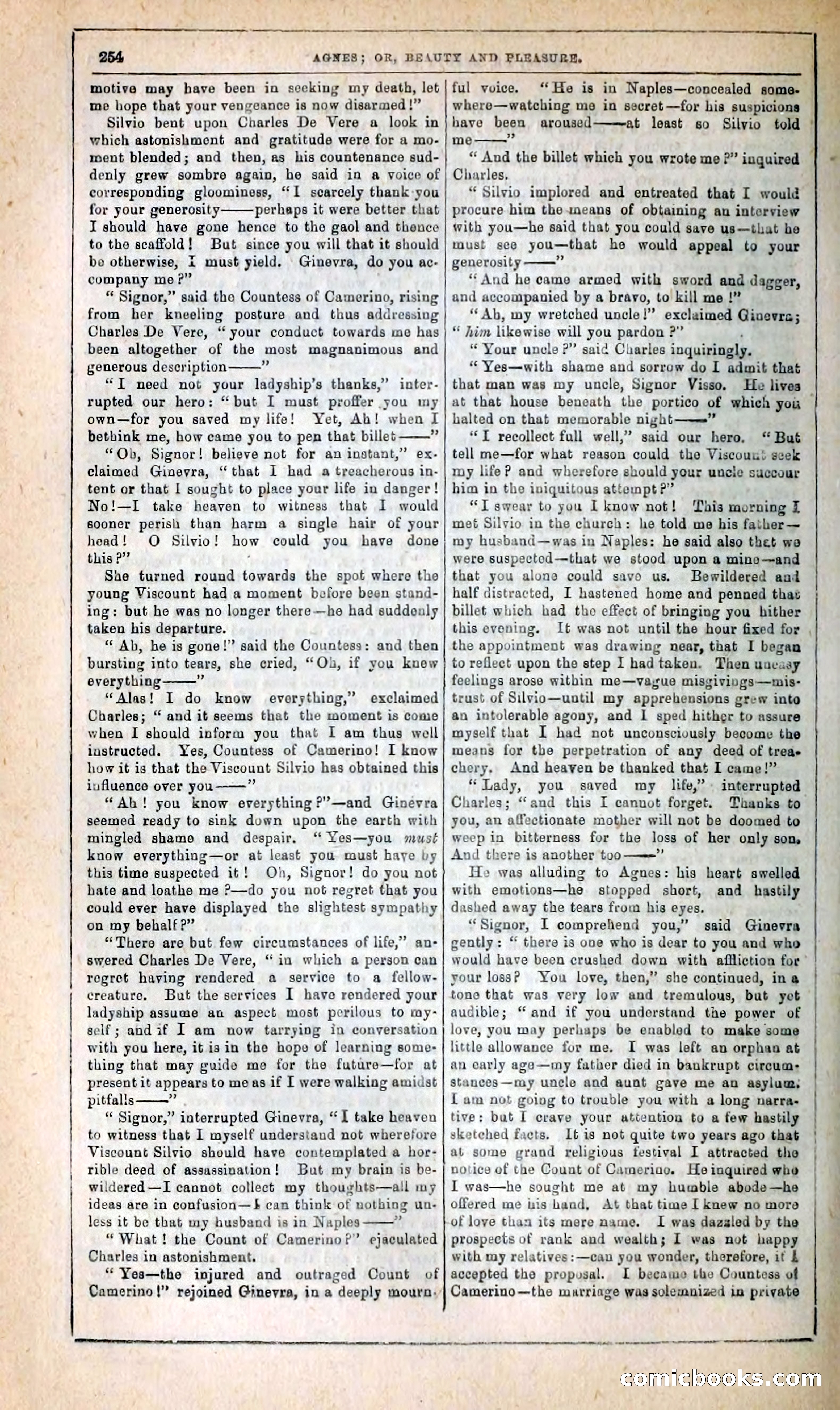 Agnes, or, Beauty and Pleasure — page 262 of 394