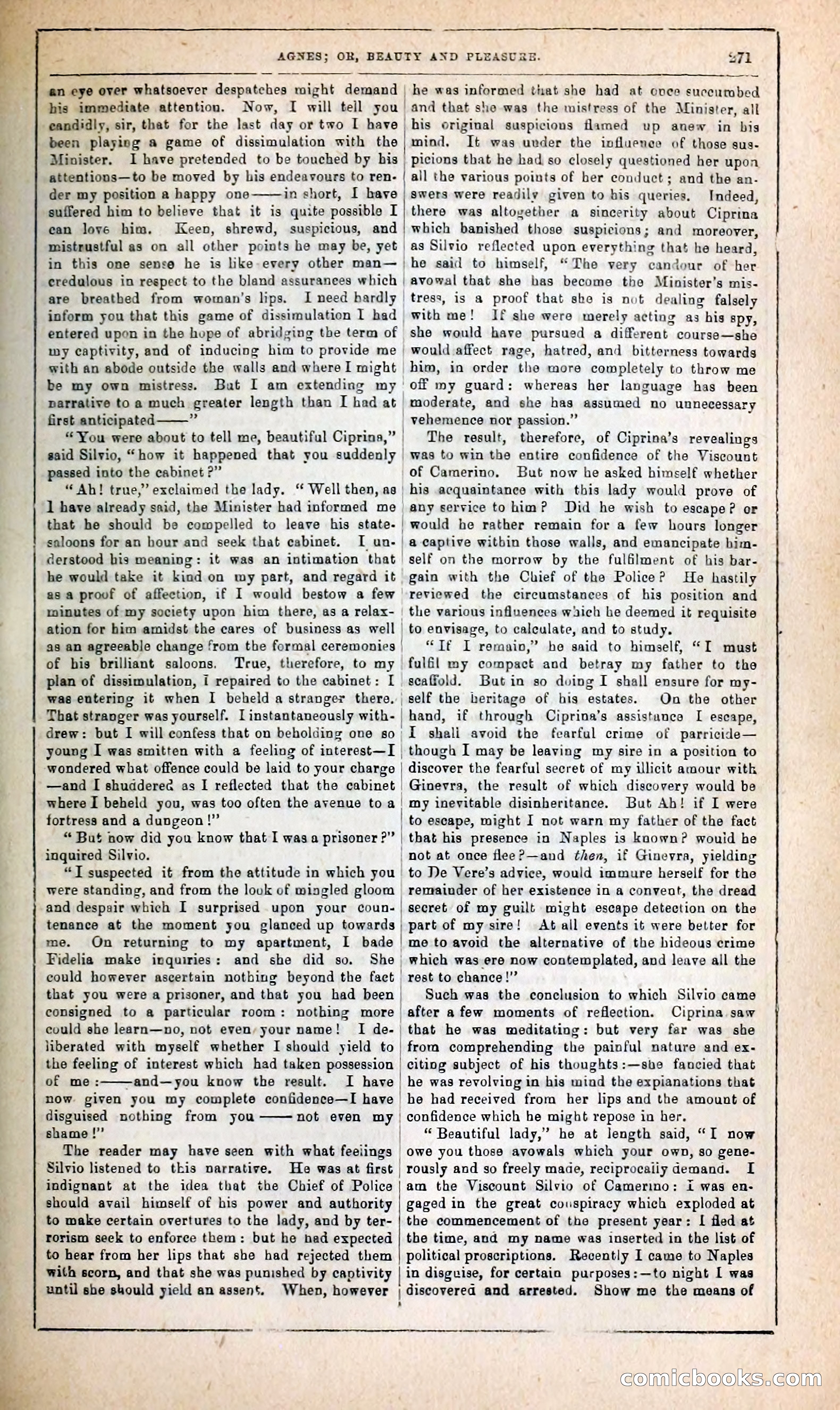 Agnes, or, Beauty and Pleasure — page 279 of 394