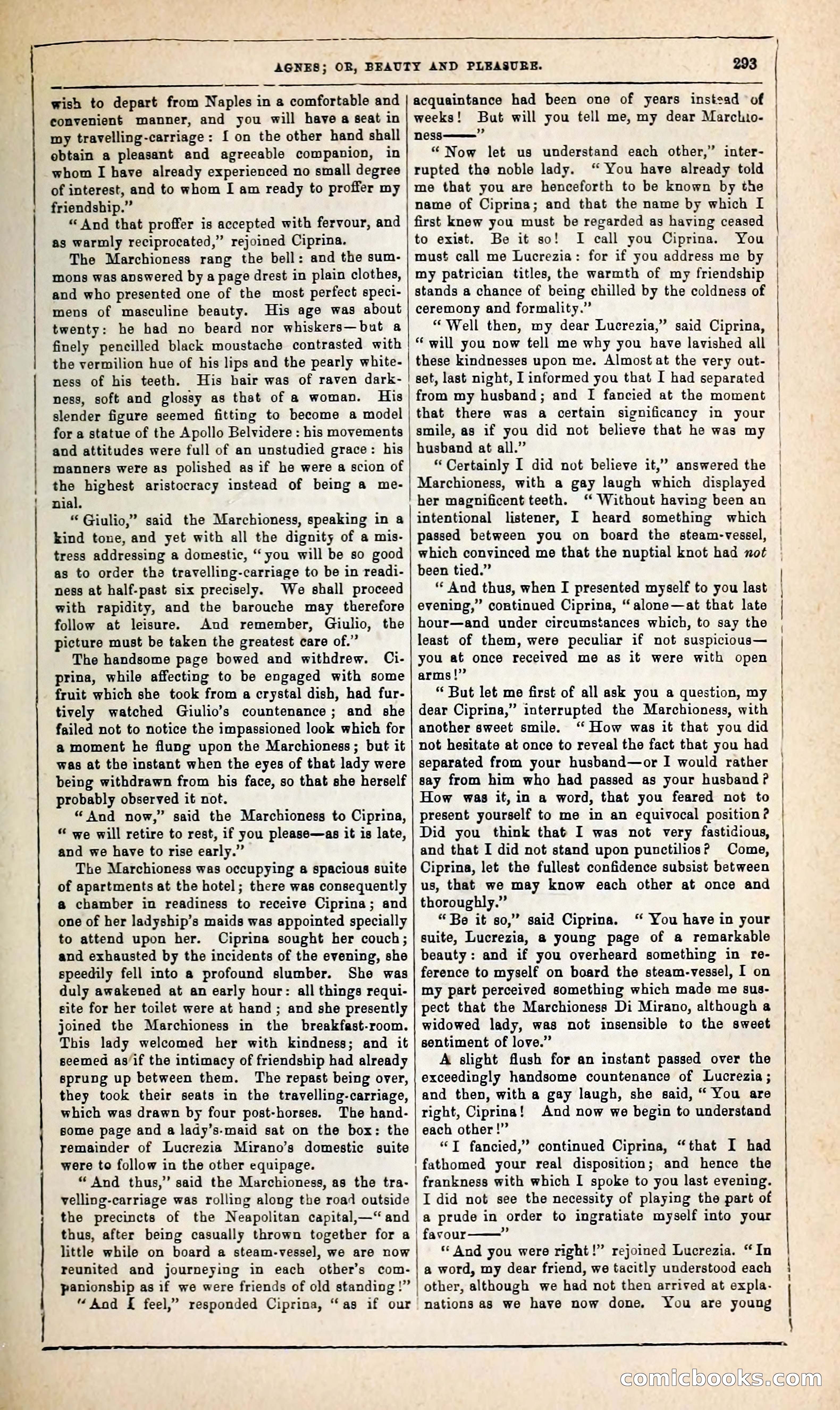 Agnes, or, Beauty and Pleasure — page 301 of 394