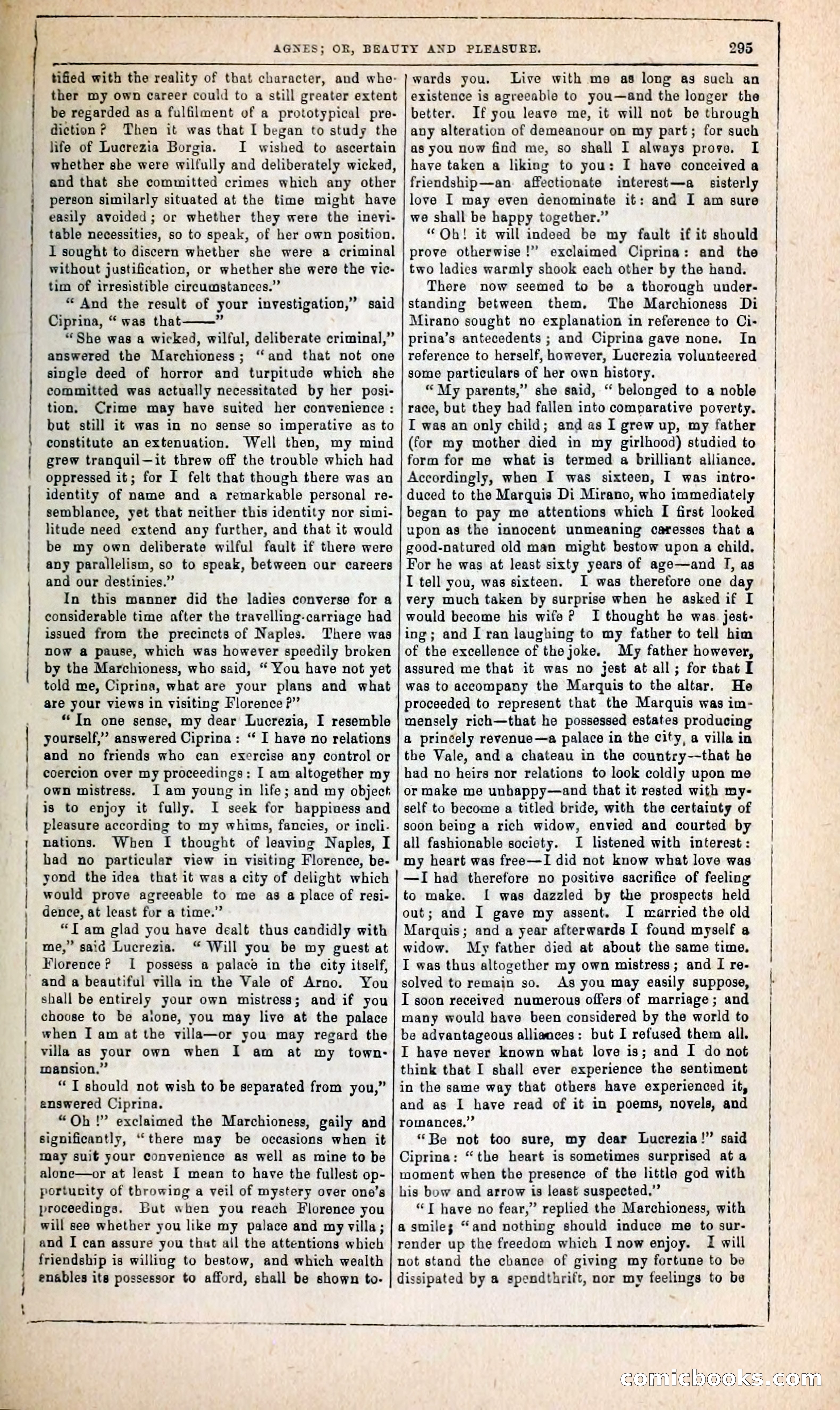 Agnes, or, Beauty and Pleasure — page 303 of 394