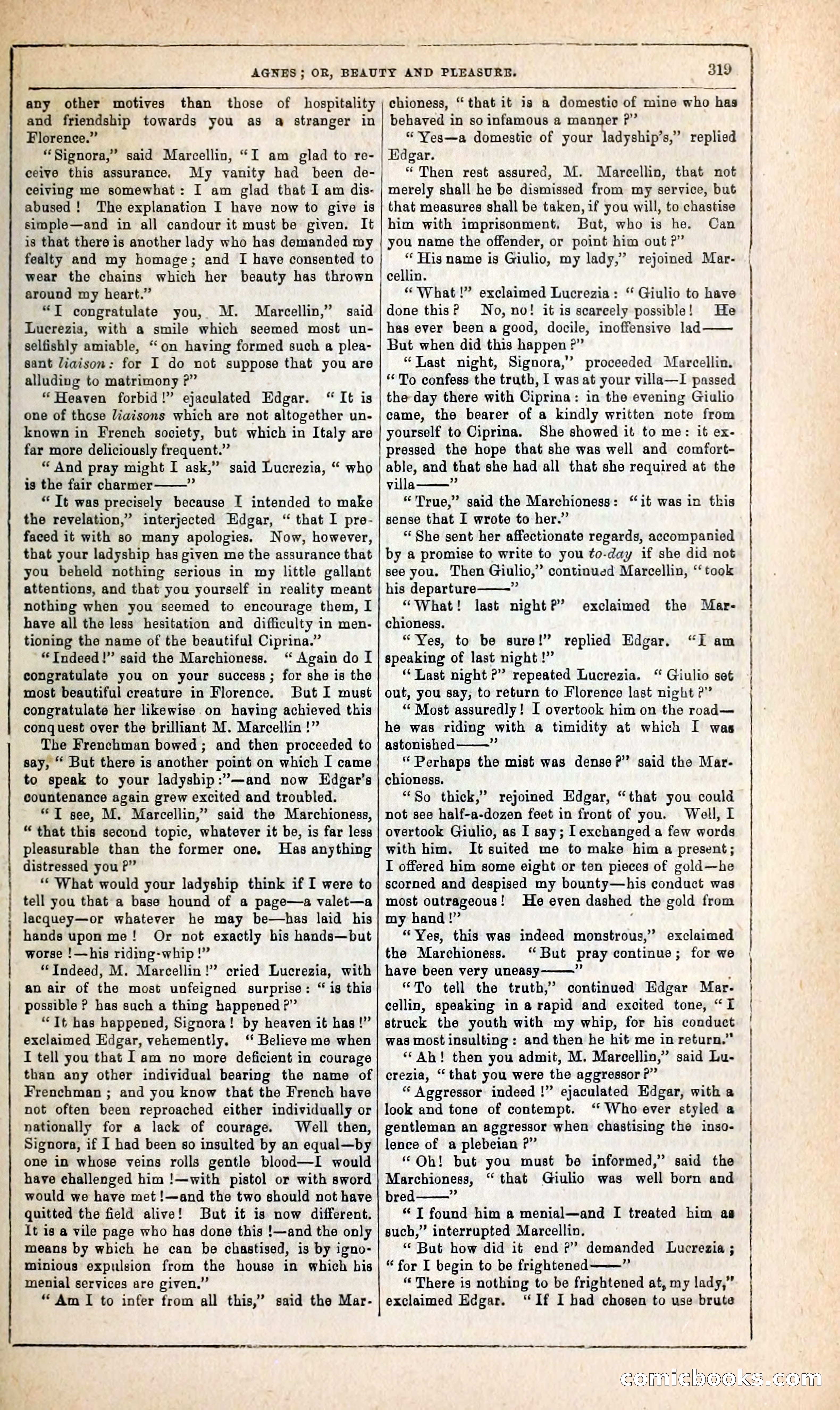 Agnes, or, Beauty and Pleasure — page 327 of 394