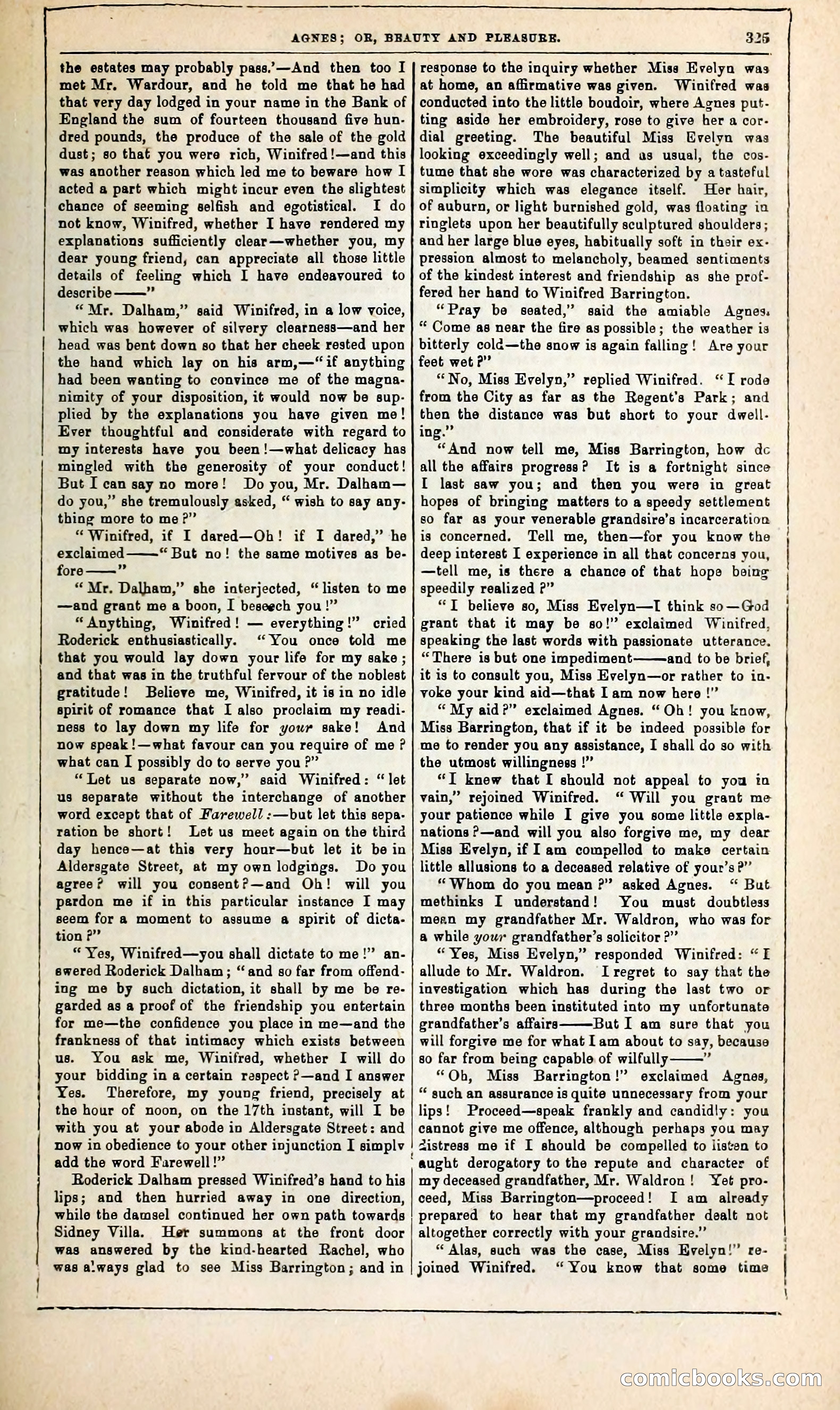 Agnes, or, Beauty and Pleasure — page 333 of 394