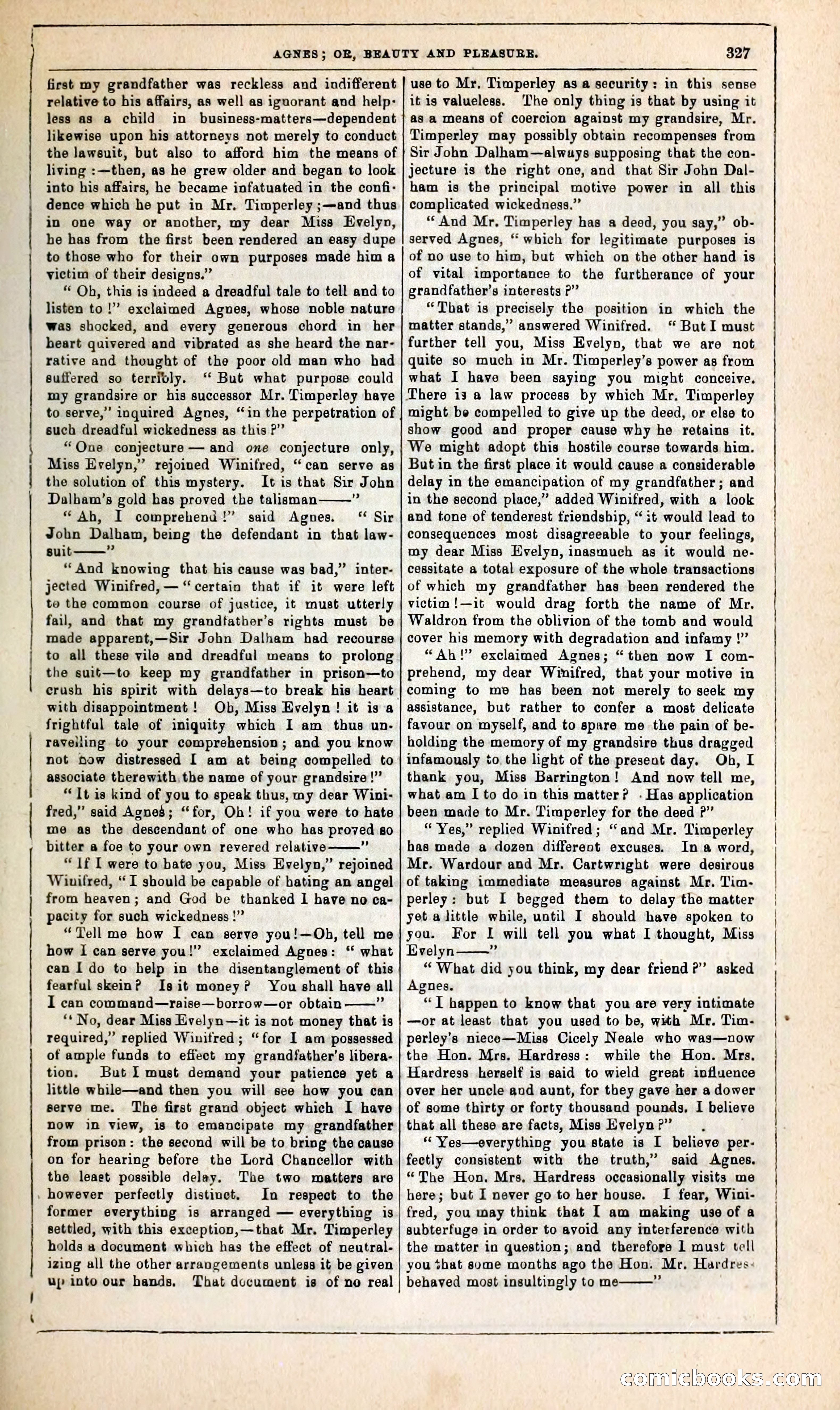 Agnes, or, Beauty and Pleasure — page 335 of 394