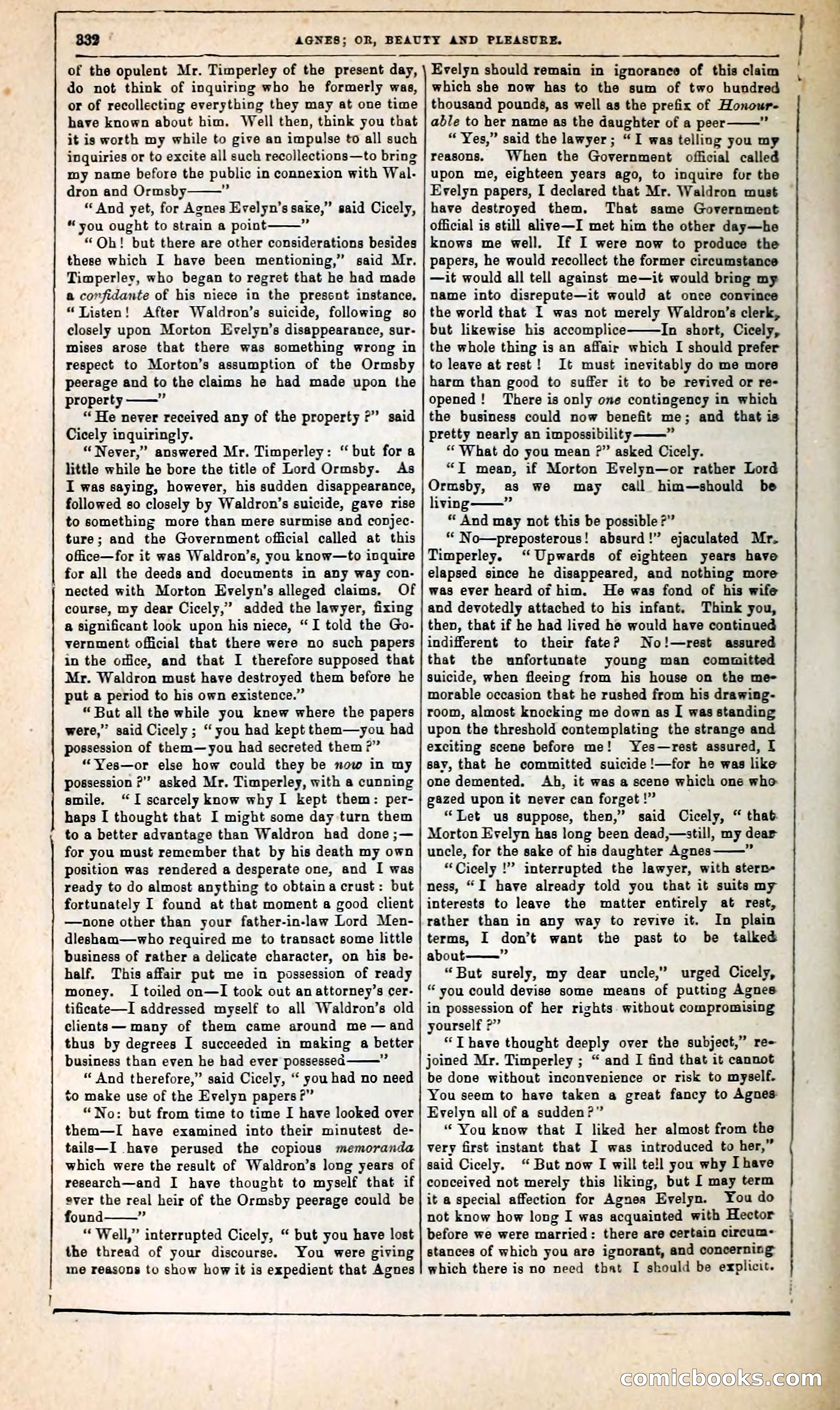 Agnes, or, Beauty and Pleasure — page 340 of 394