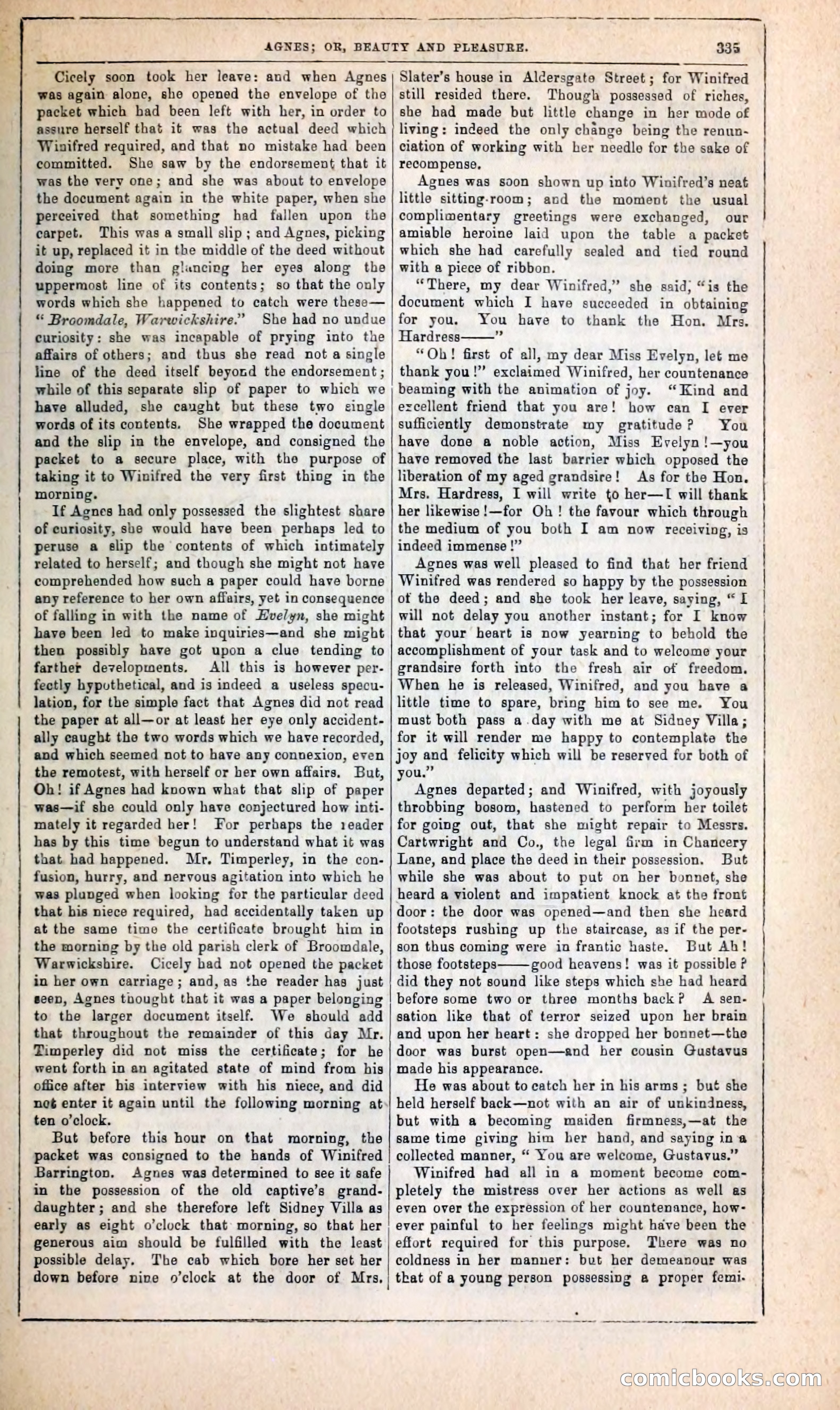 Agnes, or, Beauty and Pleasure — page 343 of 394