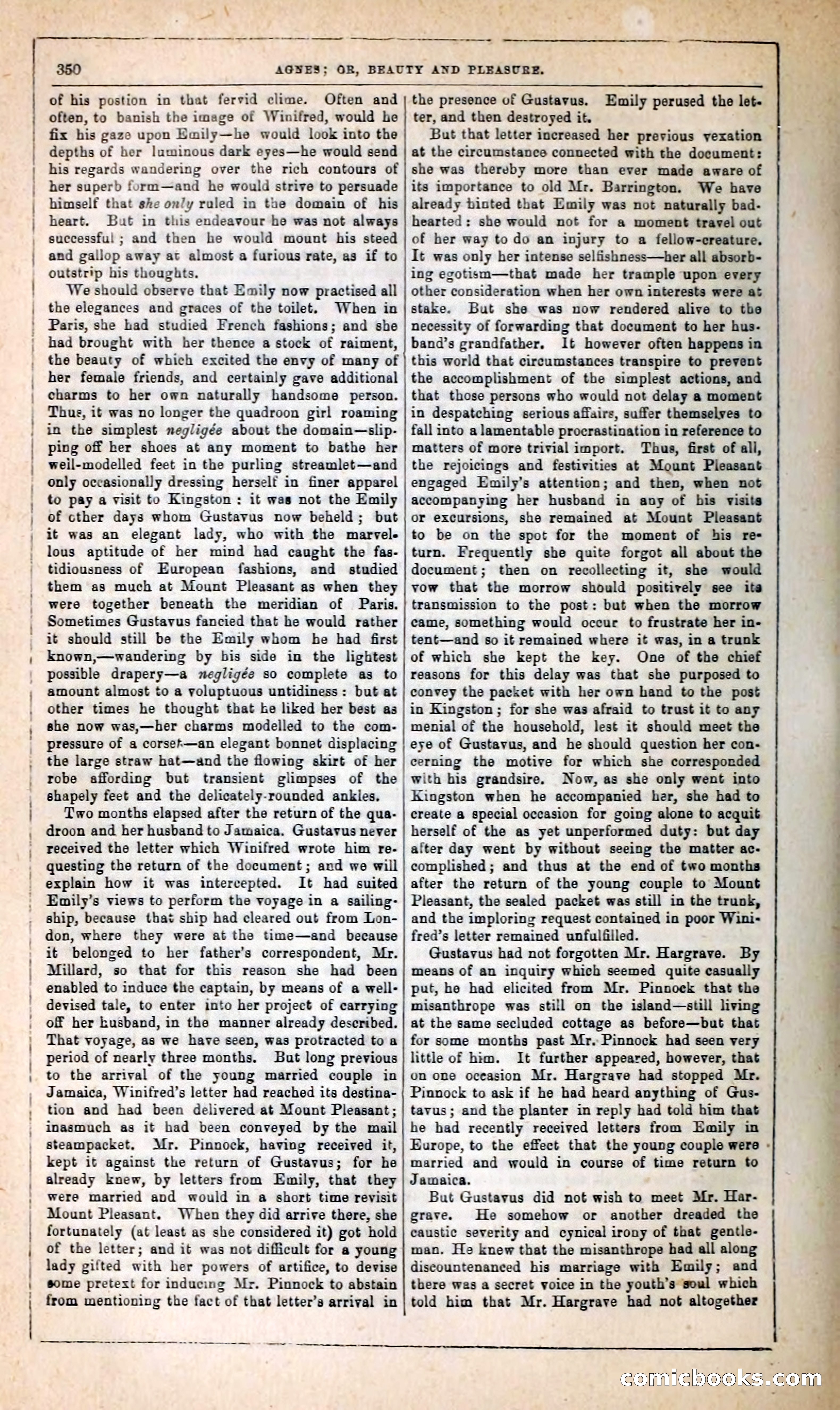 Agnes, or, Beauty and Pleasure — page 358 of 394