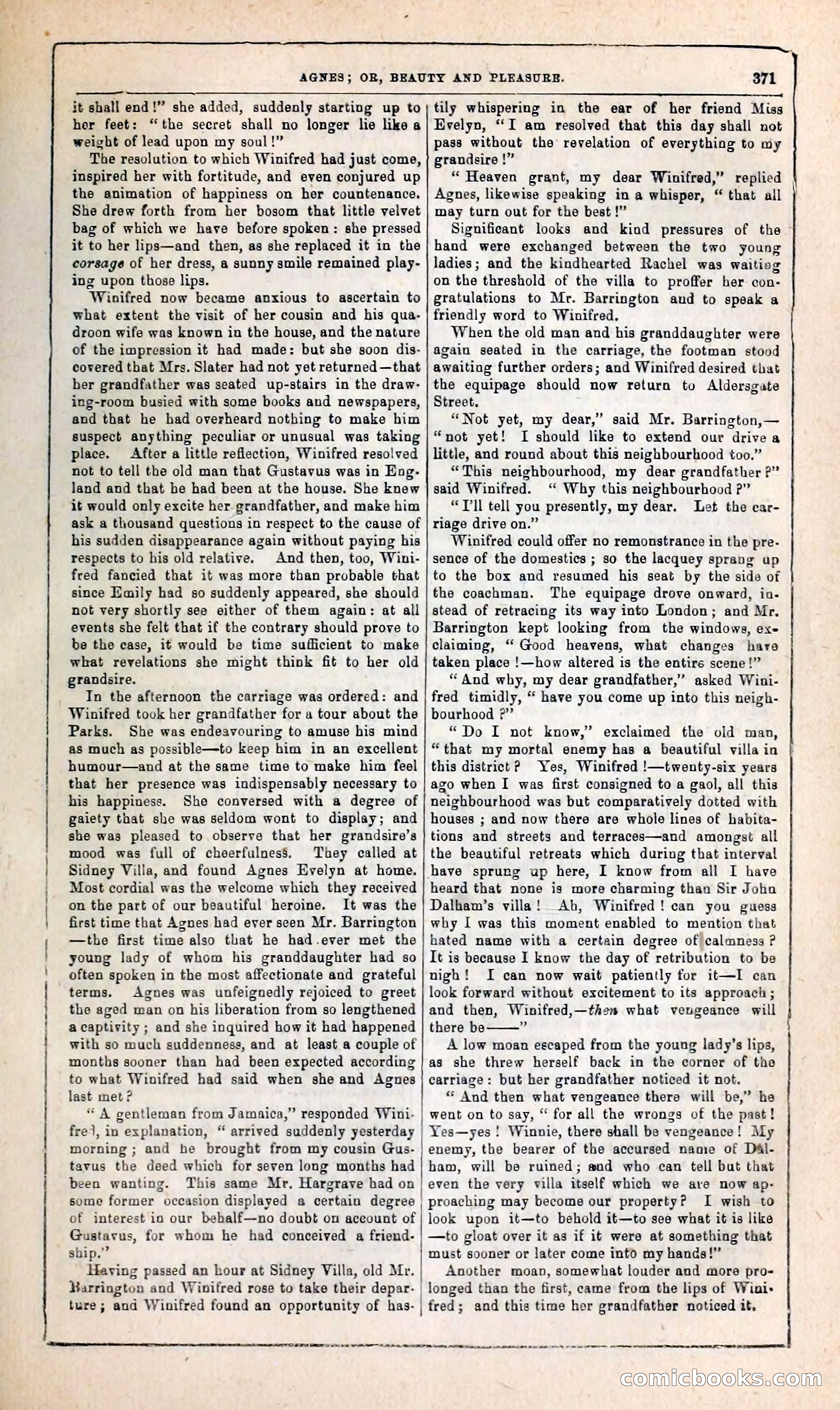 Agnes, or, Beauty and Pleasure — page 379 of 394