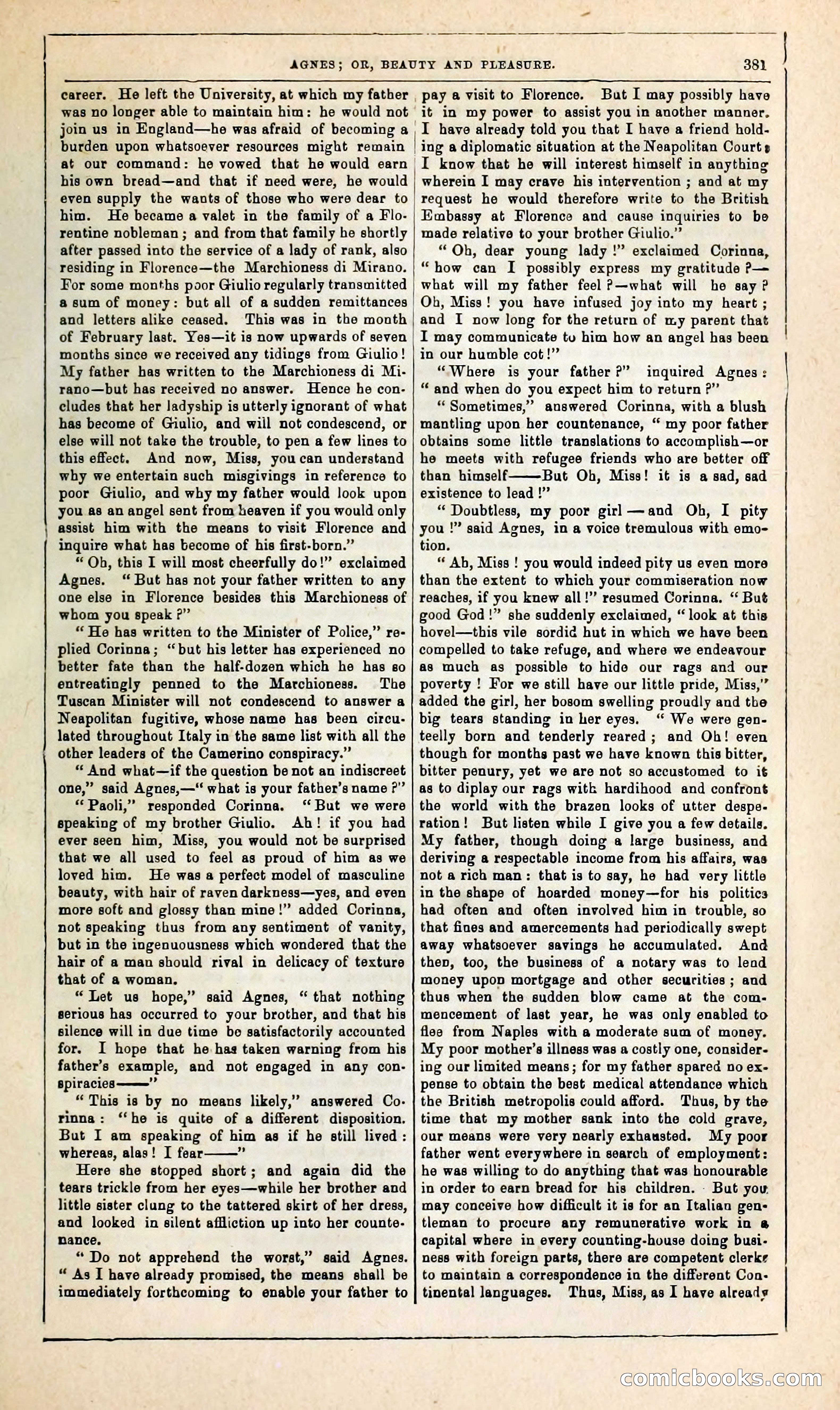 Agnes, or, Beauty and Pleasure — page 389 of 394